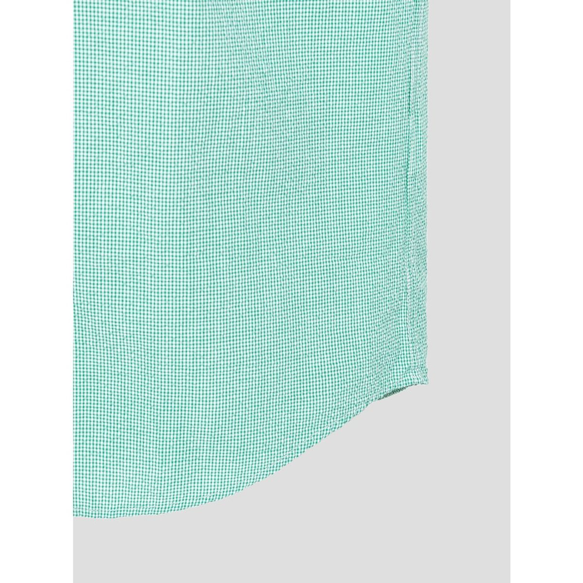 빈폴 멘(BEANPOLE MEN) 강연 시어서커 스몰 깅엄 반소매 셔츠  그린 (BC5465C47M)