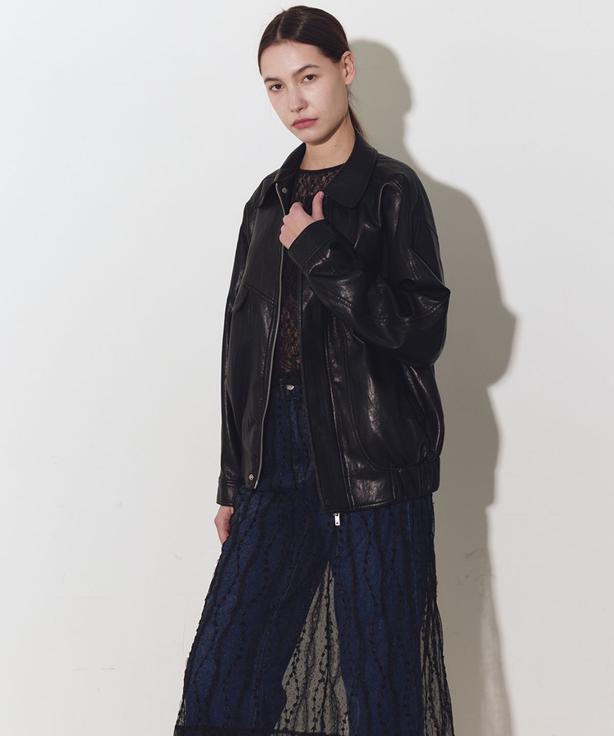 제이바이라라(JBYRARA) 클래식 스트레이트핏 데님 팬츠_블루