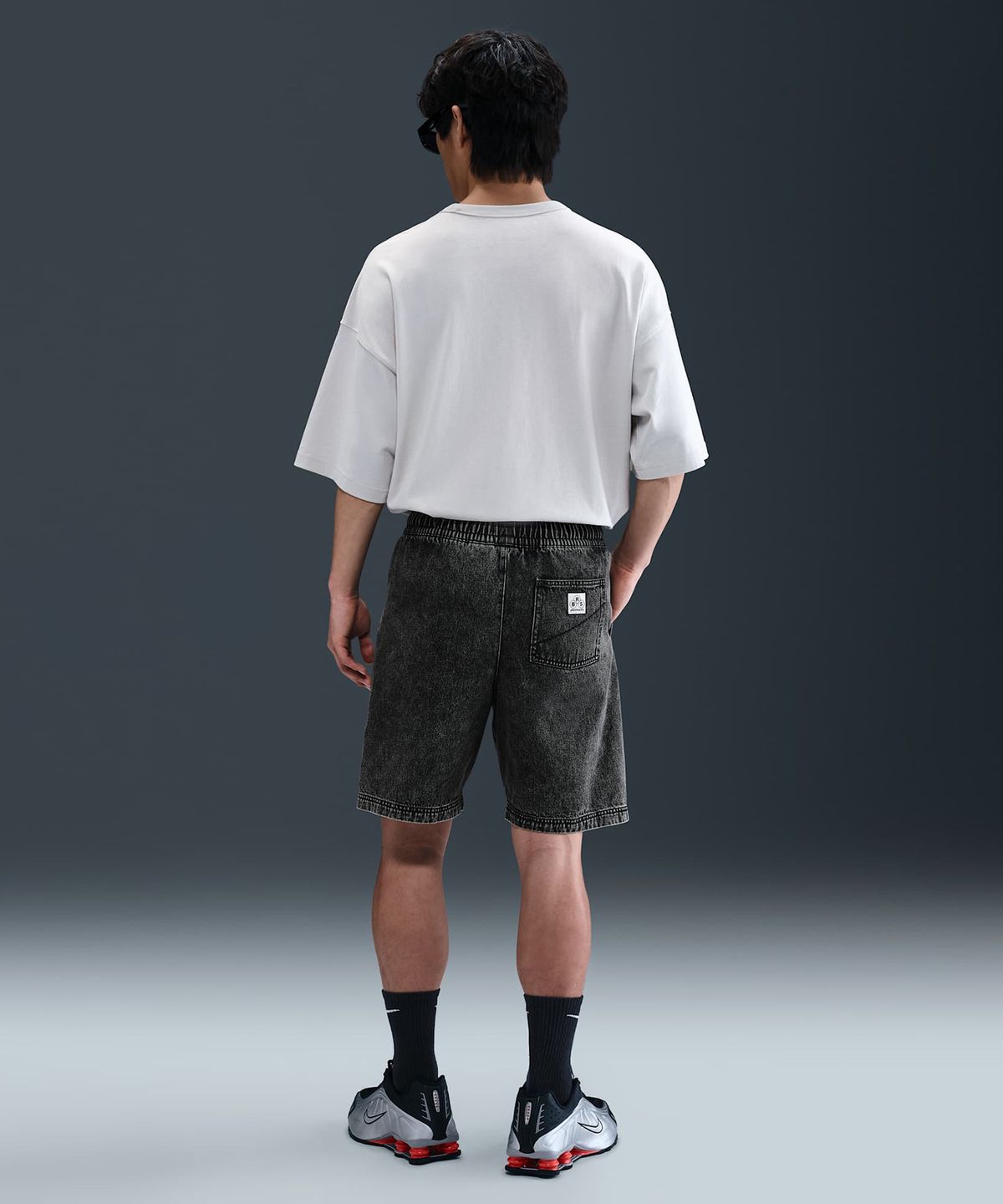 나이키(NIKE) 스포츠웨어 데님 워시드 쇼츠 M - 블랙 / IF2858-010