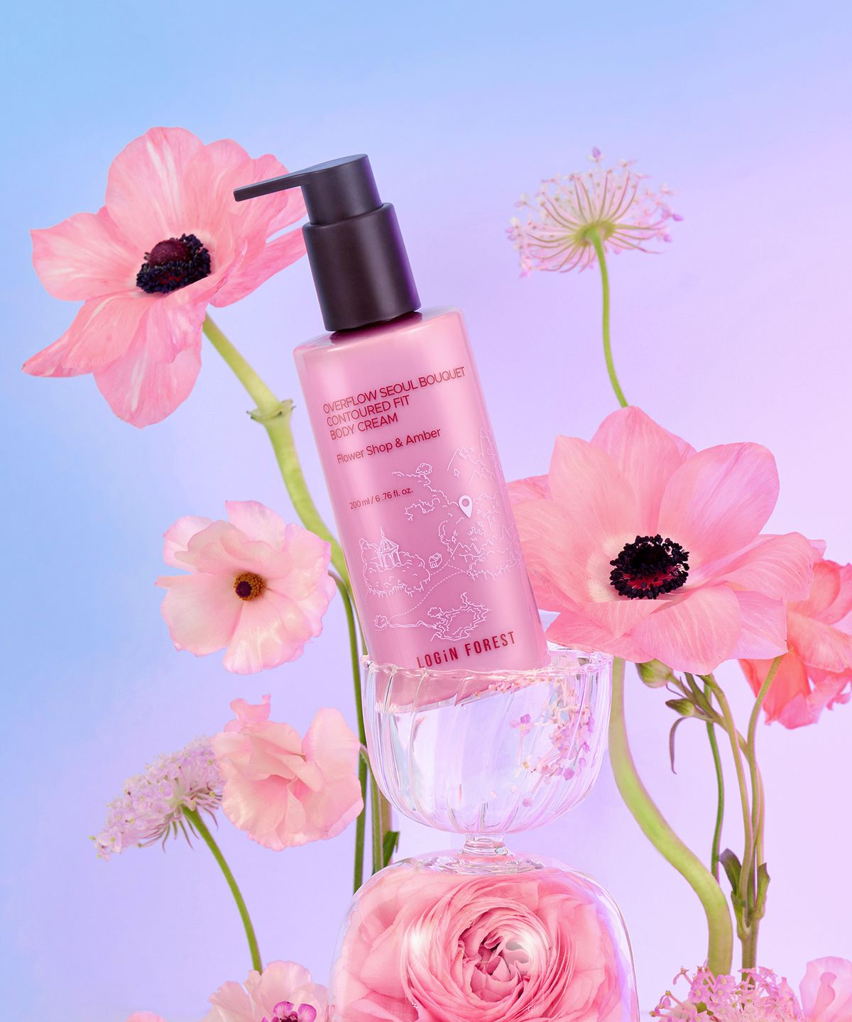 로그인 포레스트(LOGiN FOREST) 오버플로우 서울 부케 컨투어드 핏 바디 크림 200ml