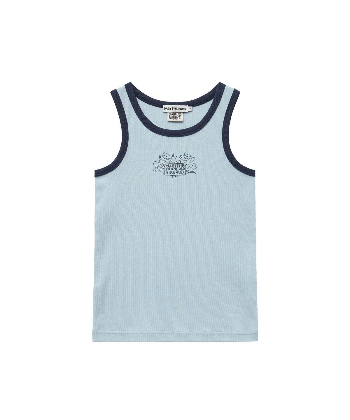 데이지신드롬(DAISY SYNDROME) DAISY X MARITHE RINGER SLEEVELESS light blue