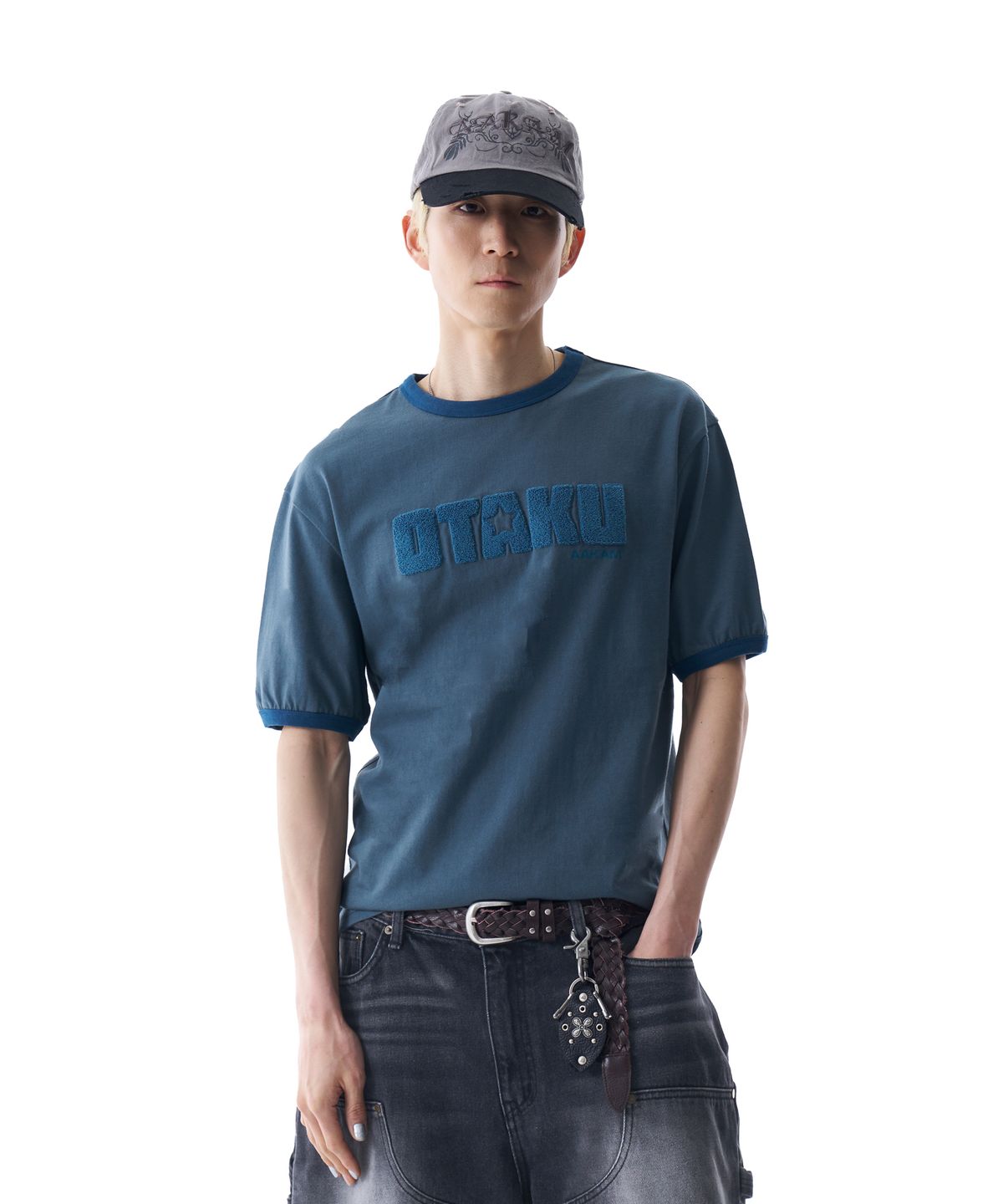 아캄(AAKAM) OTAKU Boucle Ringer Top (Blue Green)