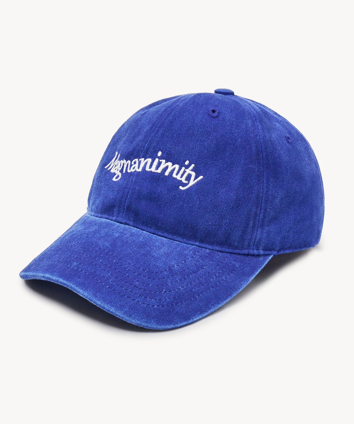 레이디 볼륨(LADY VOLUME) Magnanimity 스톤 워시드 볼캡 (BLUE)