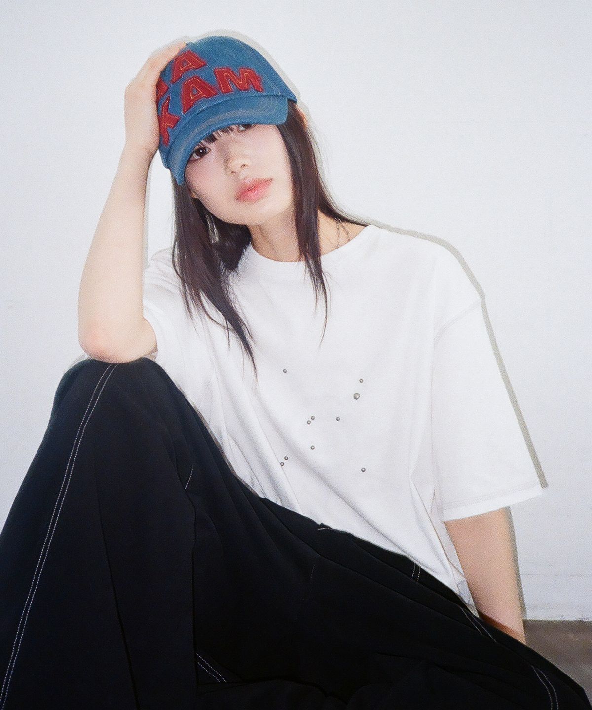 아캄(AAKAM) Denim Trucker Cap (Blue)