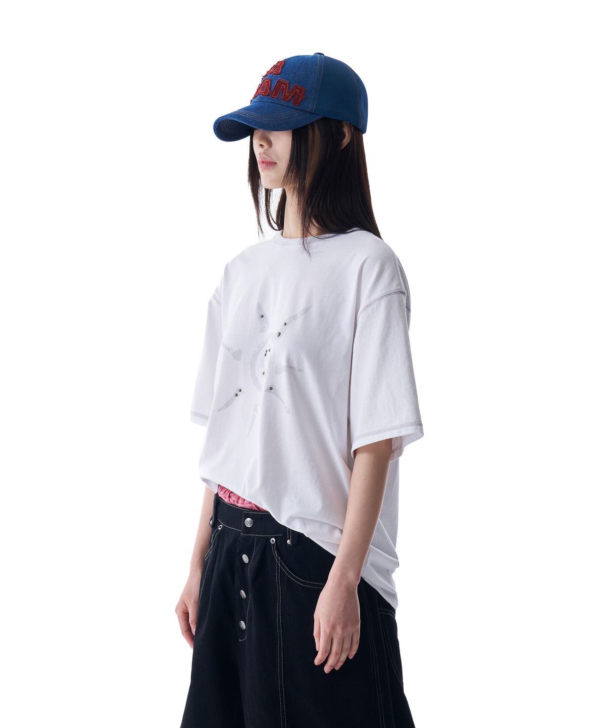 아캄(AAKAM) Denim Trucker Cap (Blue)