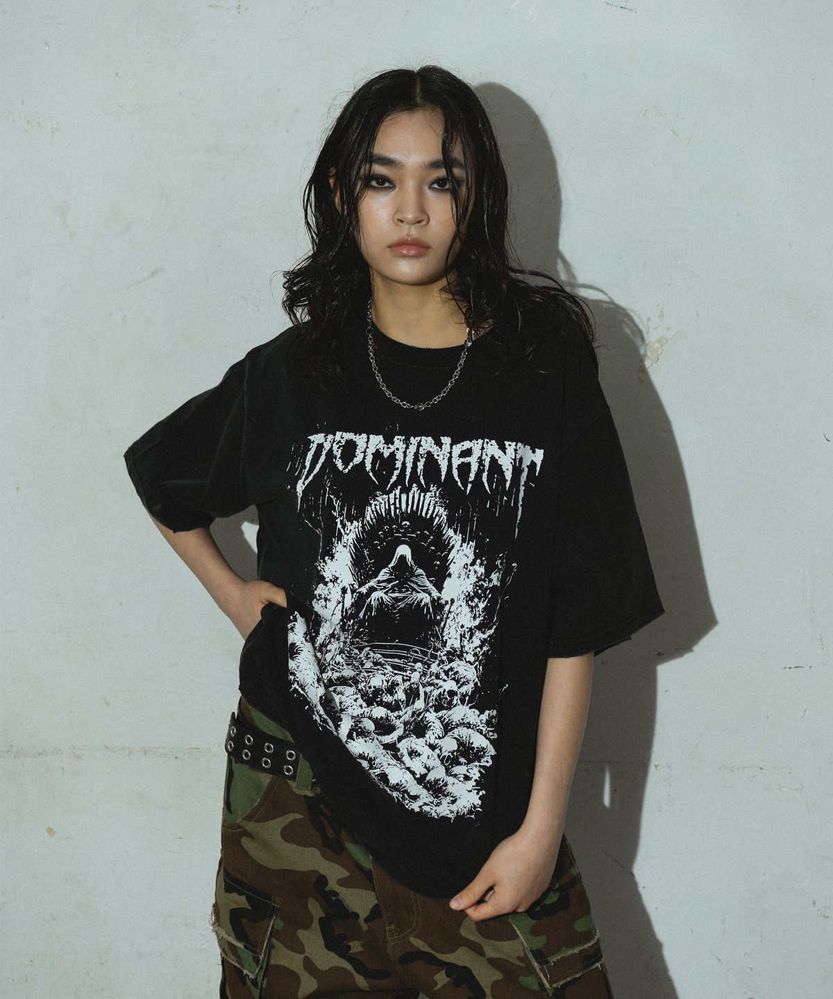도미넌트(DOMINANT) Vintage Washing T-Shirt (Monarch)