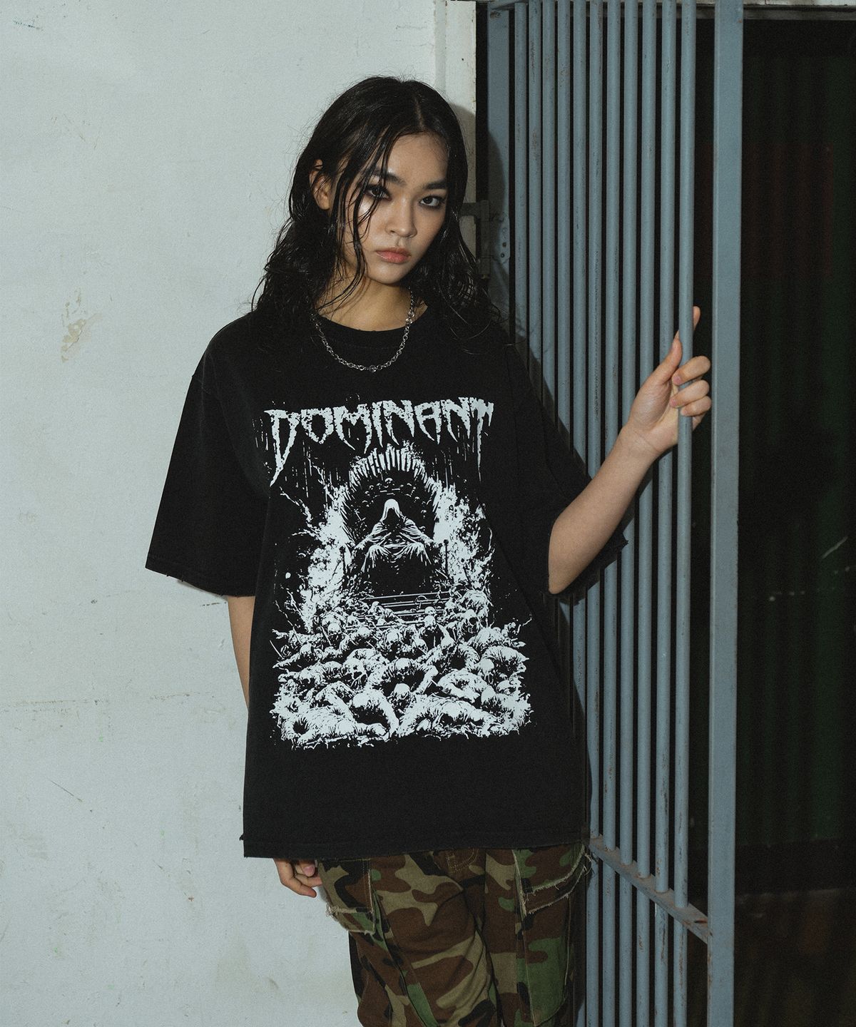 도미넌트(DOMINANT) Vintage Washing T-Shirt (Monarch)