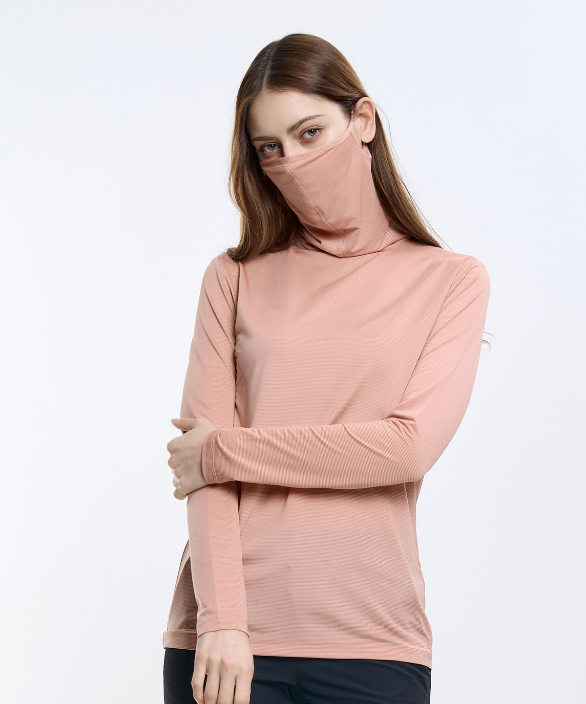 투엘라(2ELA) 썬쉴드 여성 냉감 마스크넥 긴팔 티셔츠 5 Colors