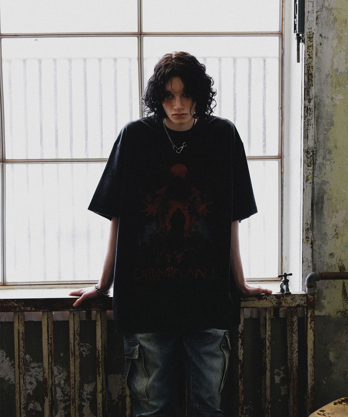도미넌트(DOMINANT) Vintage Washing T-Shirt (Faith)
