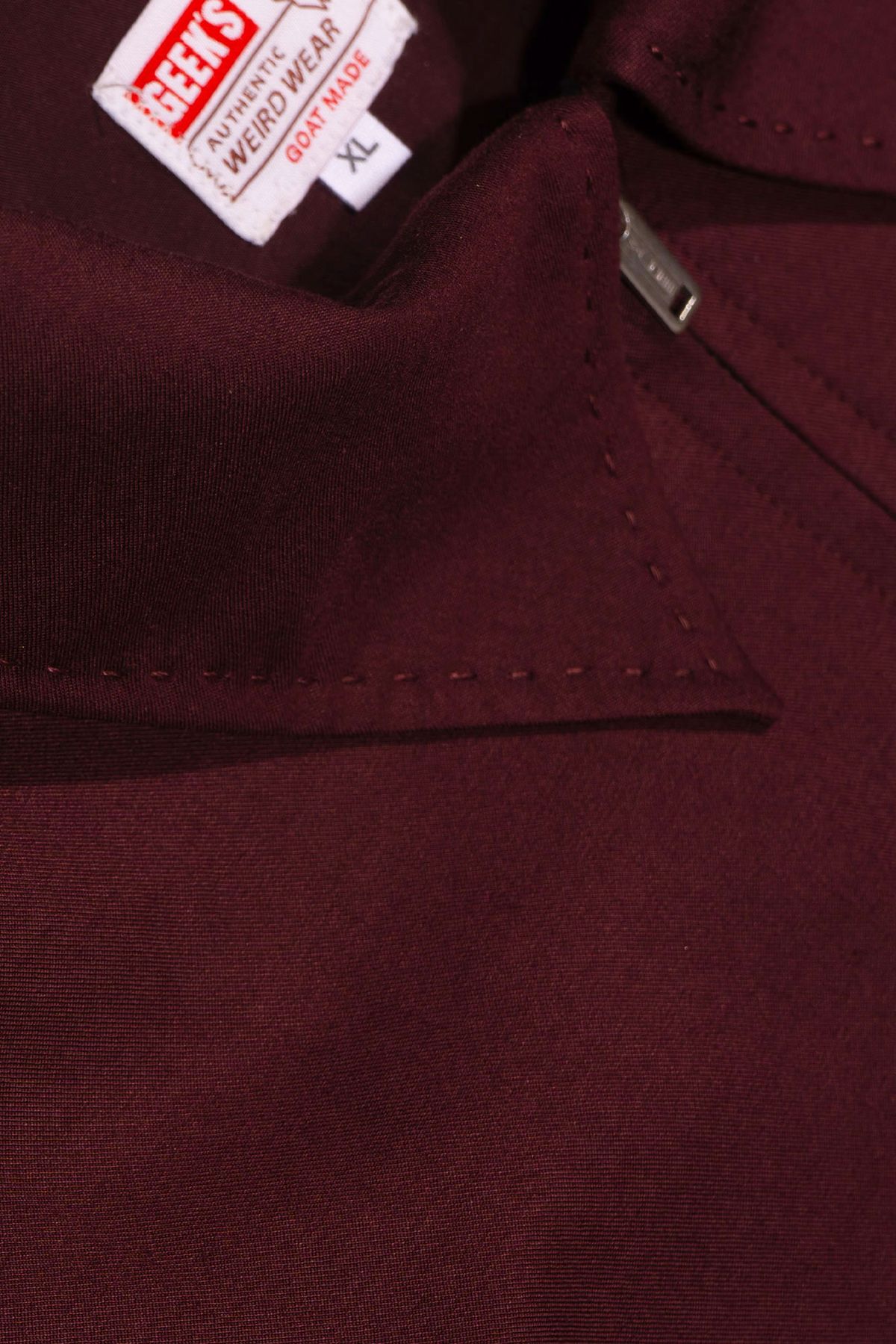 더 긱스(THE GEEKS) 50s zip jacket - Maroon