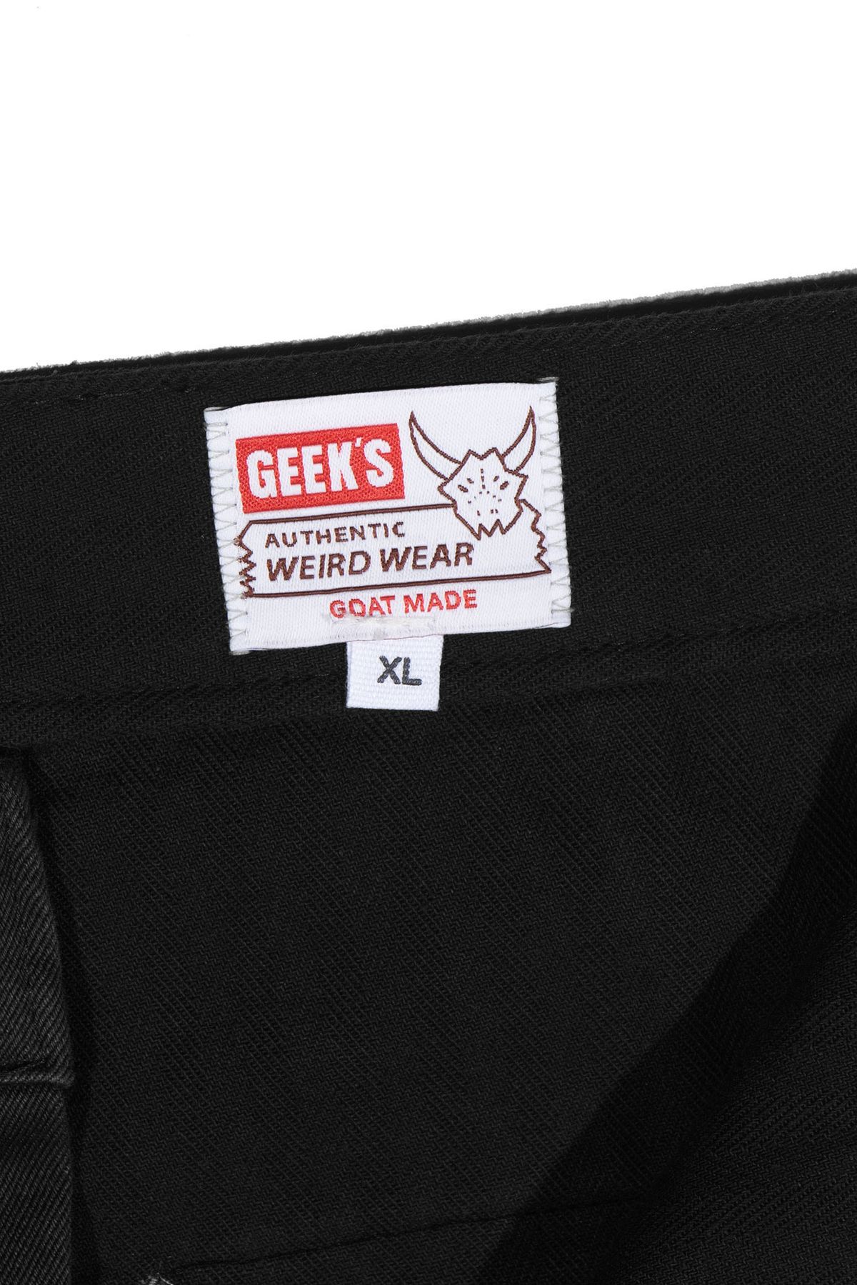 더 긱스(THE GEEKS) Ranch flare chino pants - Black