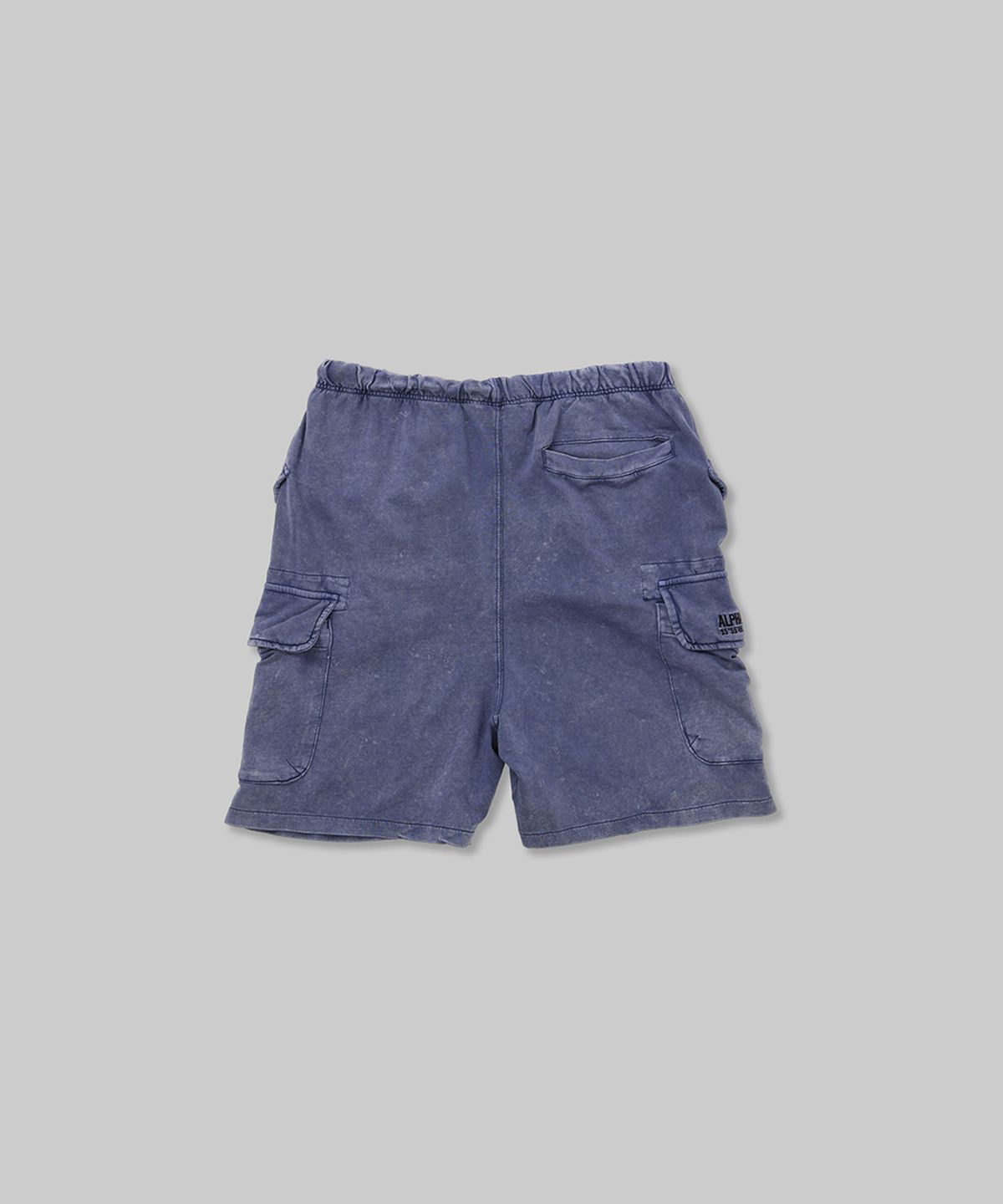 알파 인더스트리(ALPHA INDUSTRIES) 테리 다이드 쇼츠 레플리카 블루