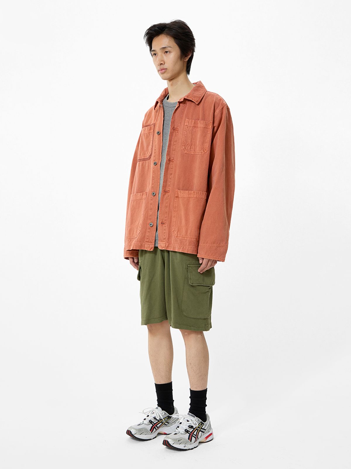 알파 인더스트리(ALPHA INDUSTRIES) 테리 다이드 쇼츠 올리브