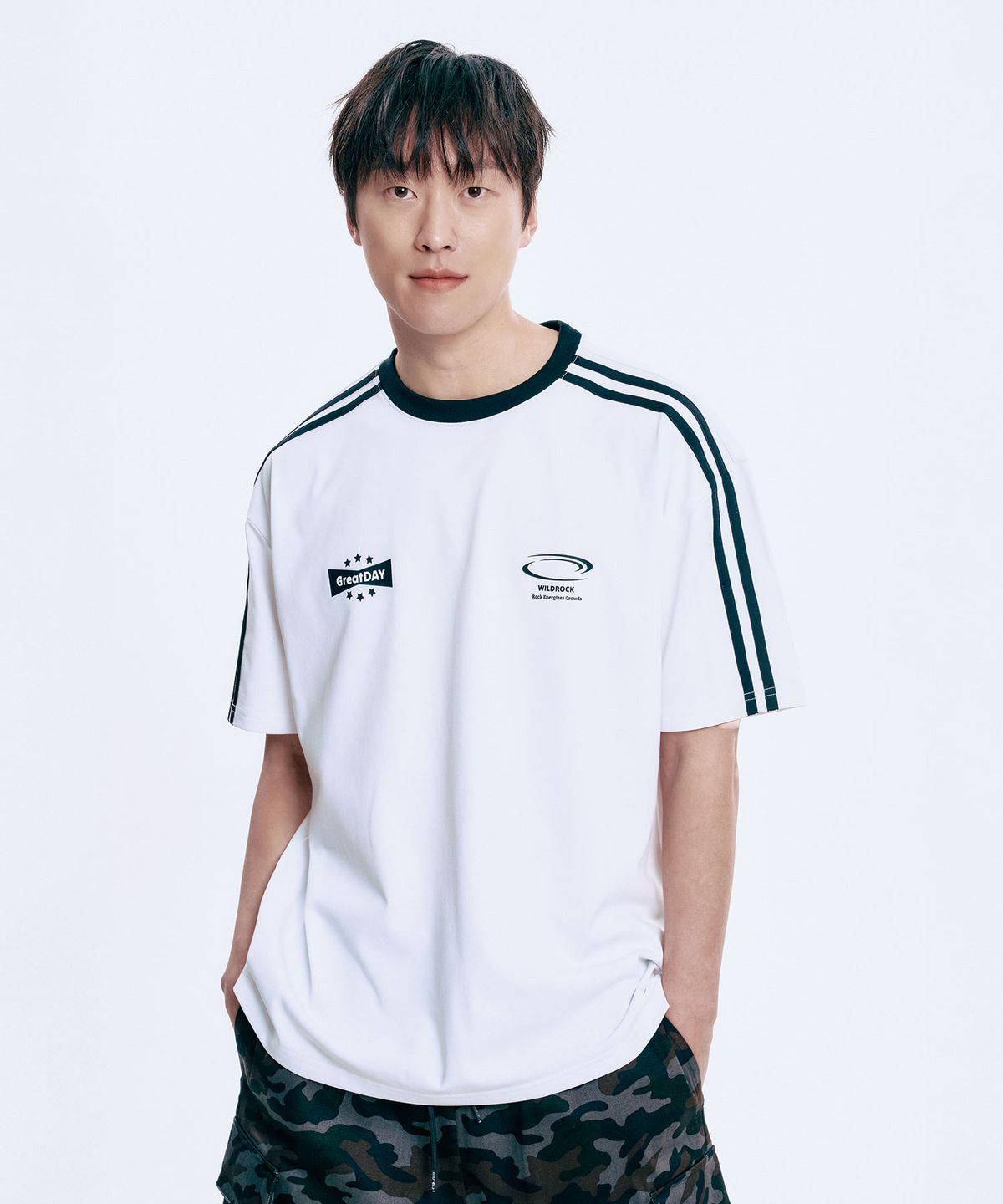 와일드락(WILDROCK) 그레잇 데이 풋볼 저지 오버핏 반팔 티셔츠