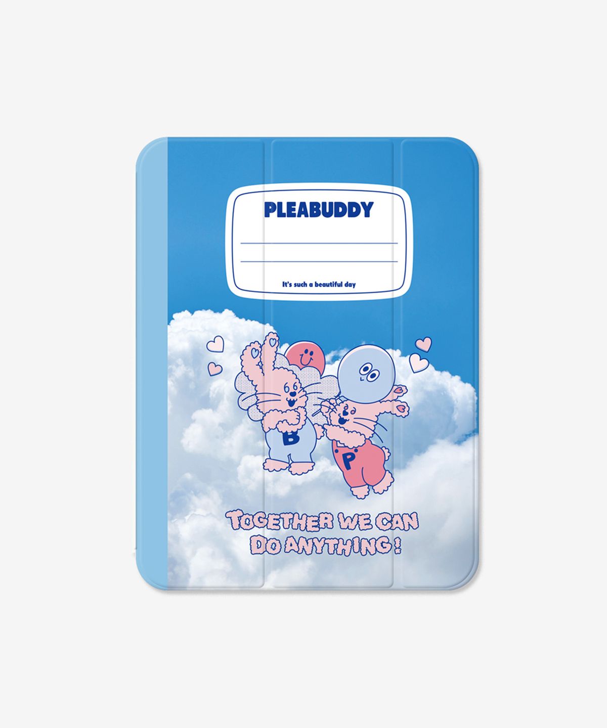벌룬프렌즈(BALLOON FRIENDS) 플리버디 (스카이블루) 3단 커버 분리형 아이패드 케이스