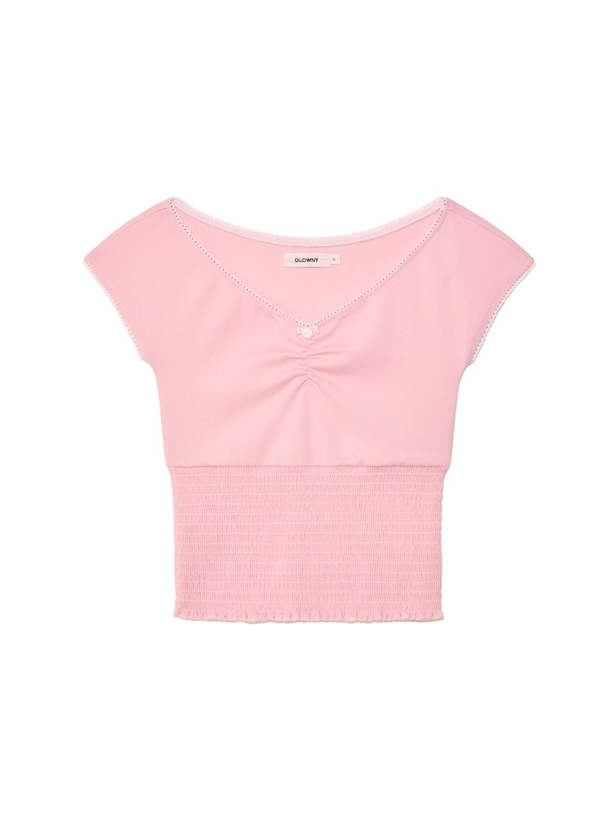 글로니(GLOWNY) PEEKABOO SMOKE TEE (6 Colors)