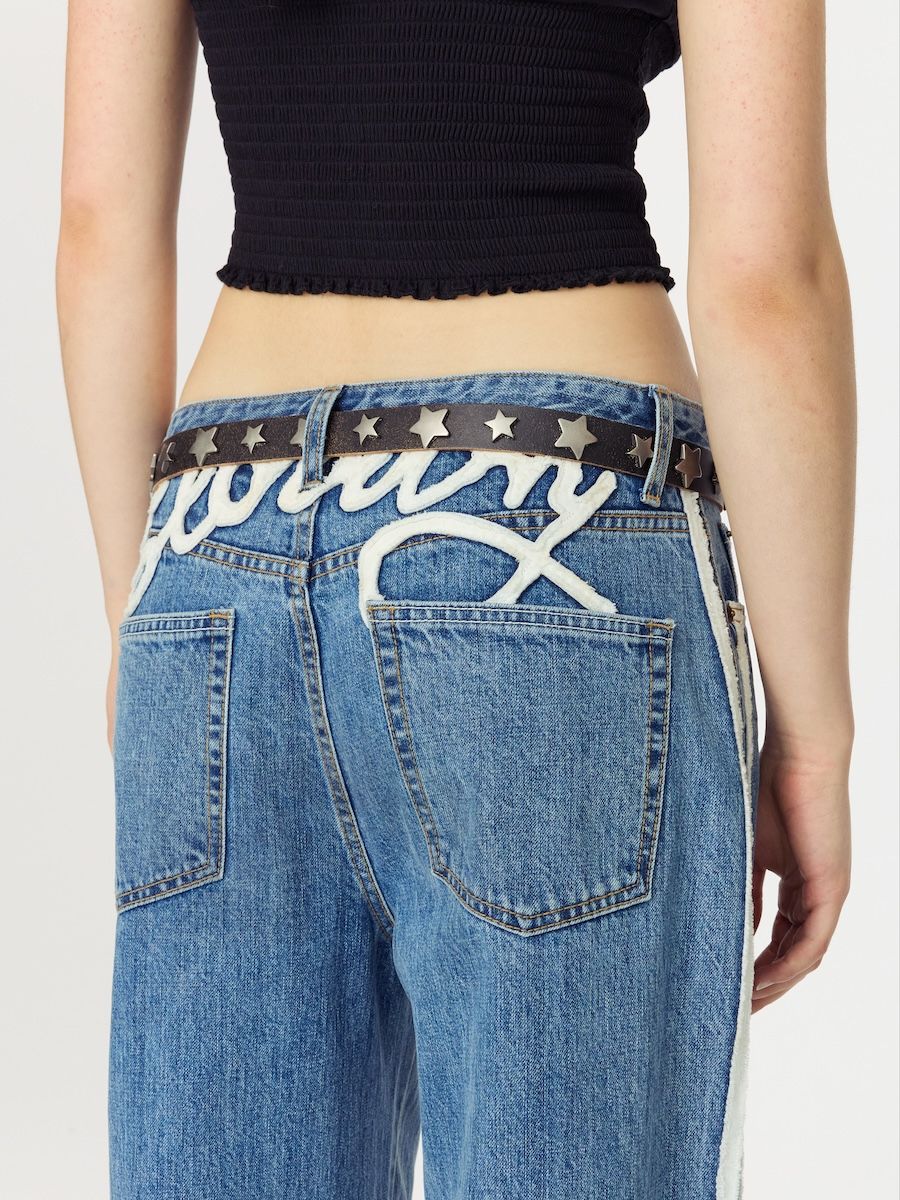 ★GLOWNY★INDIO LOOSE FIT JEANS (BLUE)★正規品/韓国直送料込 MUSINSA | GLOWNY INDIO LOOSE FIT JEANS (BLUE)