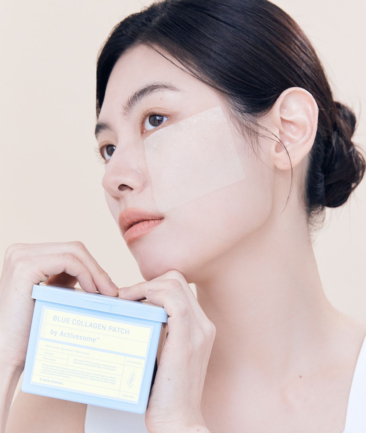 스킨시그널(SKINSIGNAL) 블루 콜라겐 패치 80매, 180g (모공깊이개선 /주름개선 기능성)
