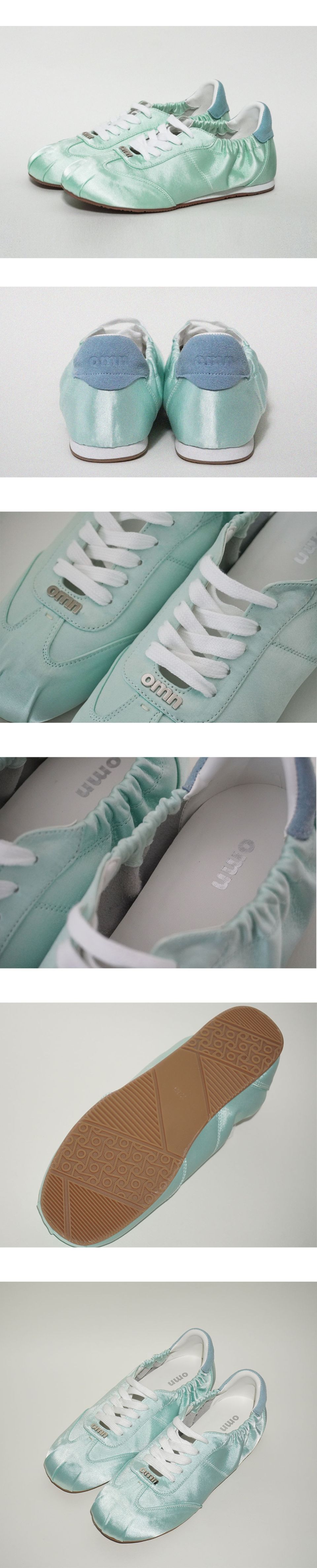 MUSINSA公式 | OMNIPOTENT omn Satin sneakers _Mint