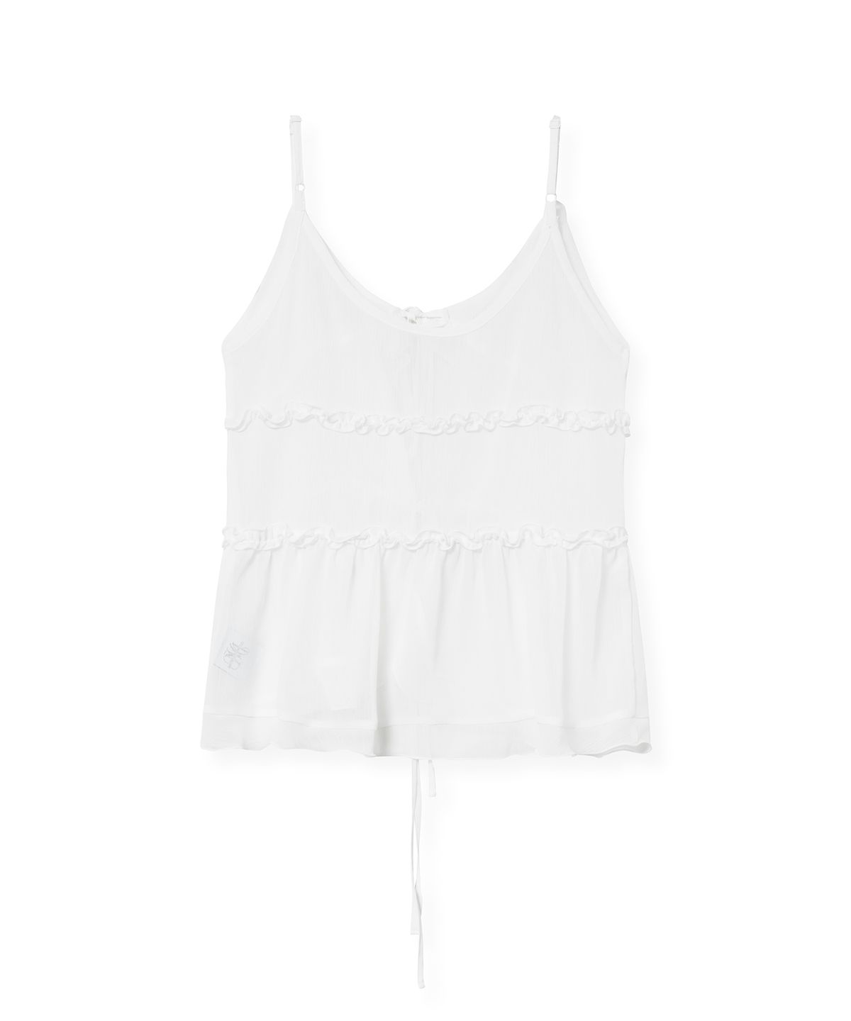 미드나잇 무브(MIDNIGHT MOVE) shiffon top (white)