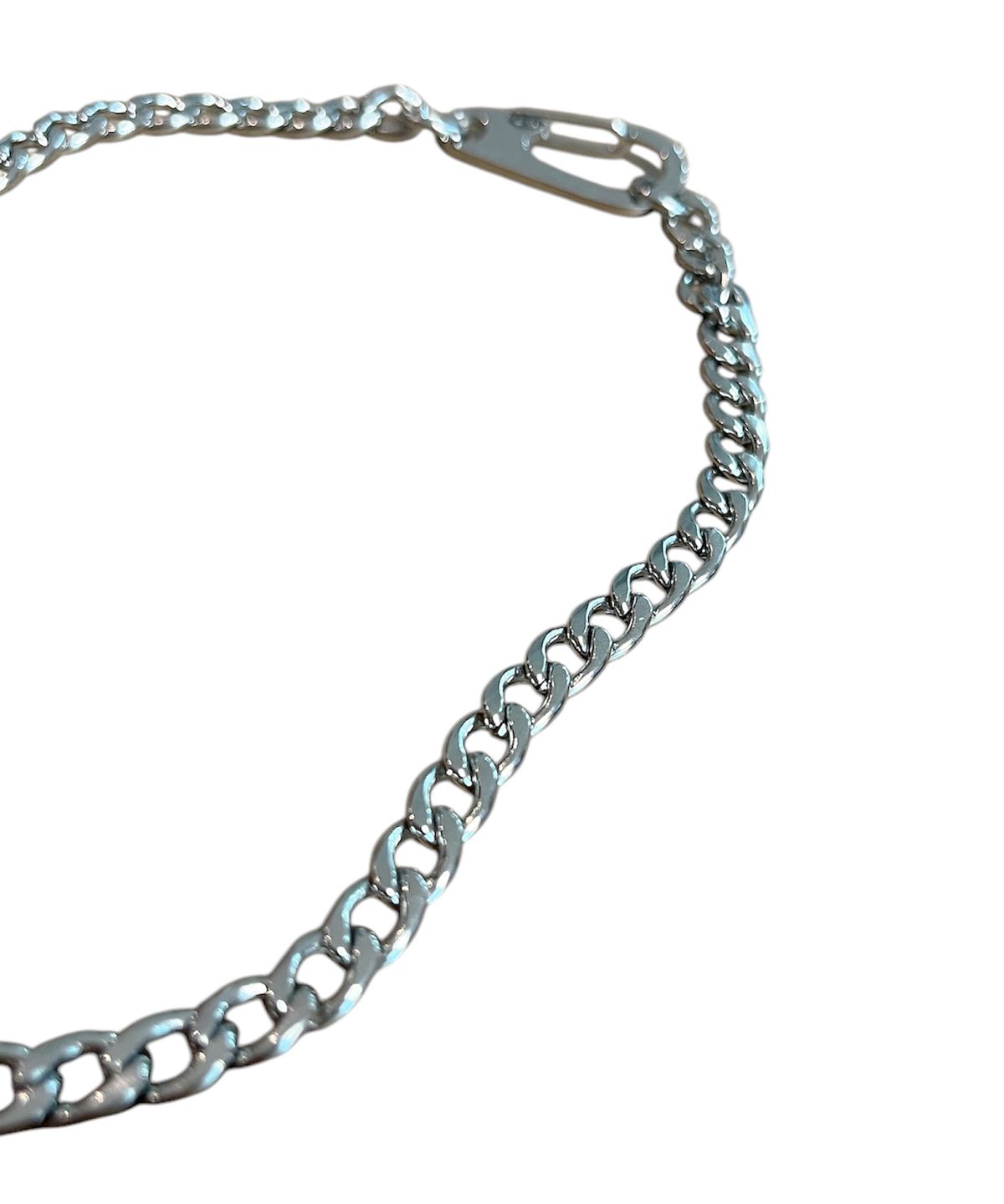 스케이터락(SK8ER ROCK) Padlock Karabiner Surgical Steel Necklace ((steel))