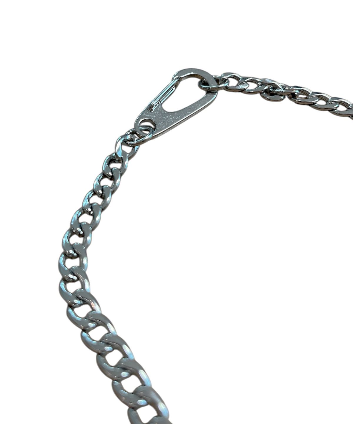 스케이터락(SK8ER ROCK) Padlock Karabiner Surgical Steel Necklace ((steel))