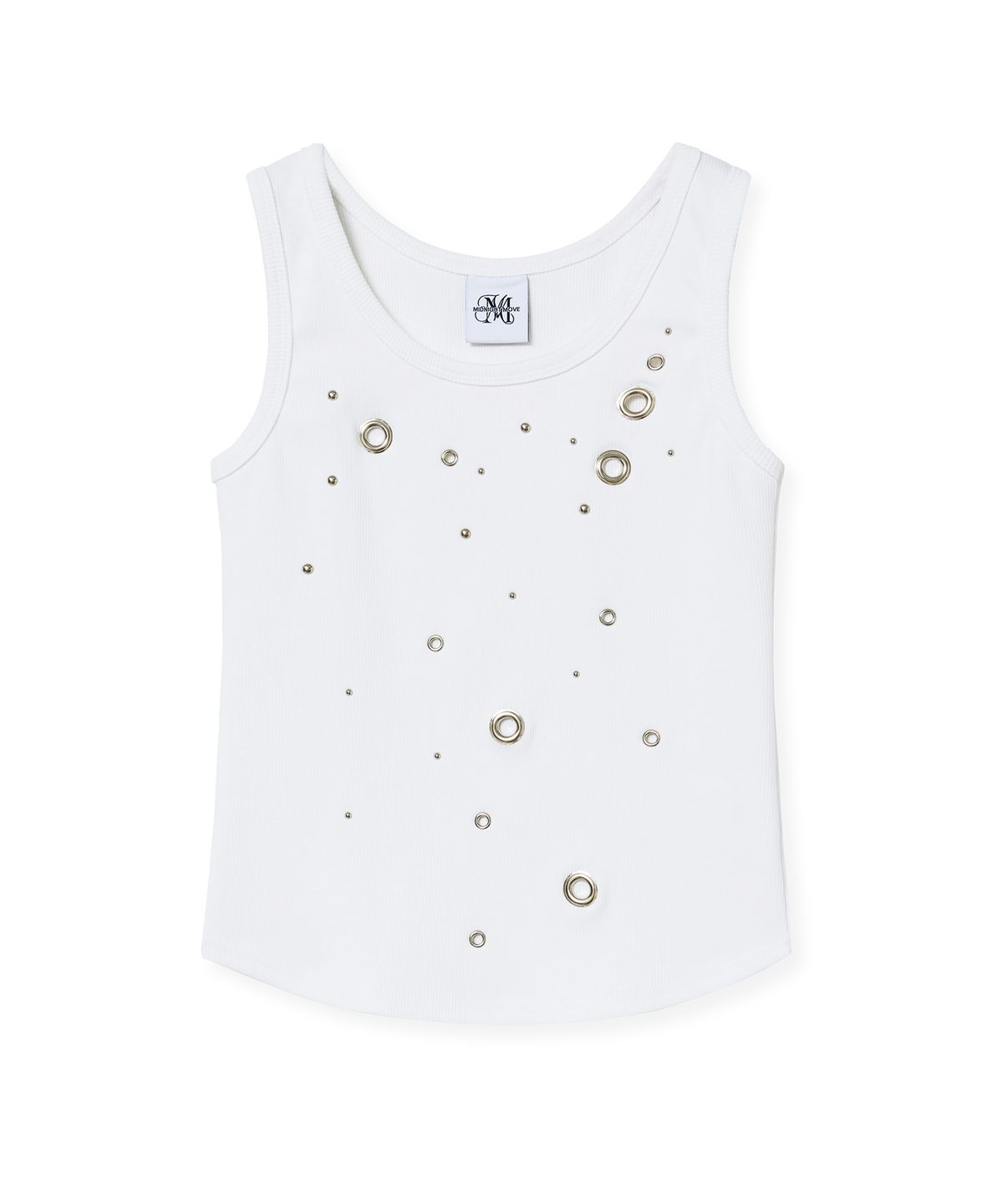 미드나잇 무브(MIDNIGHT MOVE) 3 eyelet top (white)