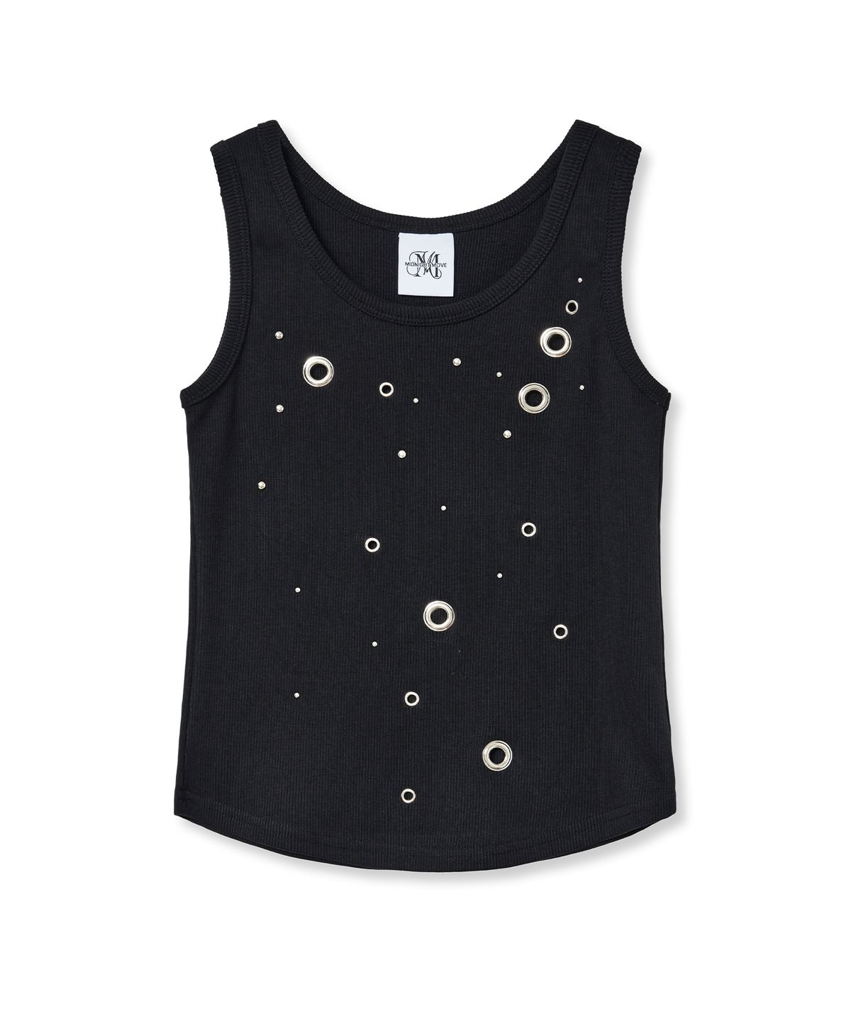 미드나잇 무브(MIDNIGHT MOVE) 3 eyelet top (black)