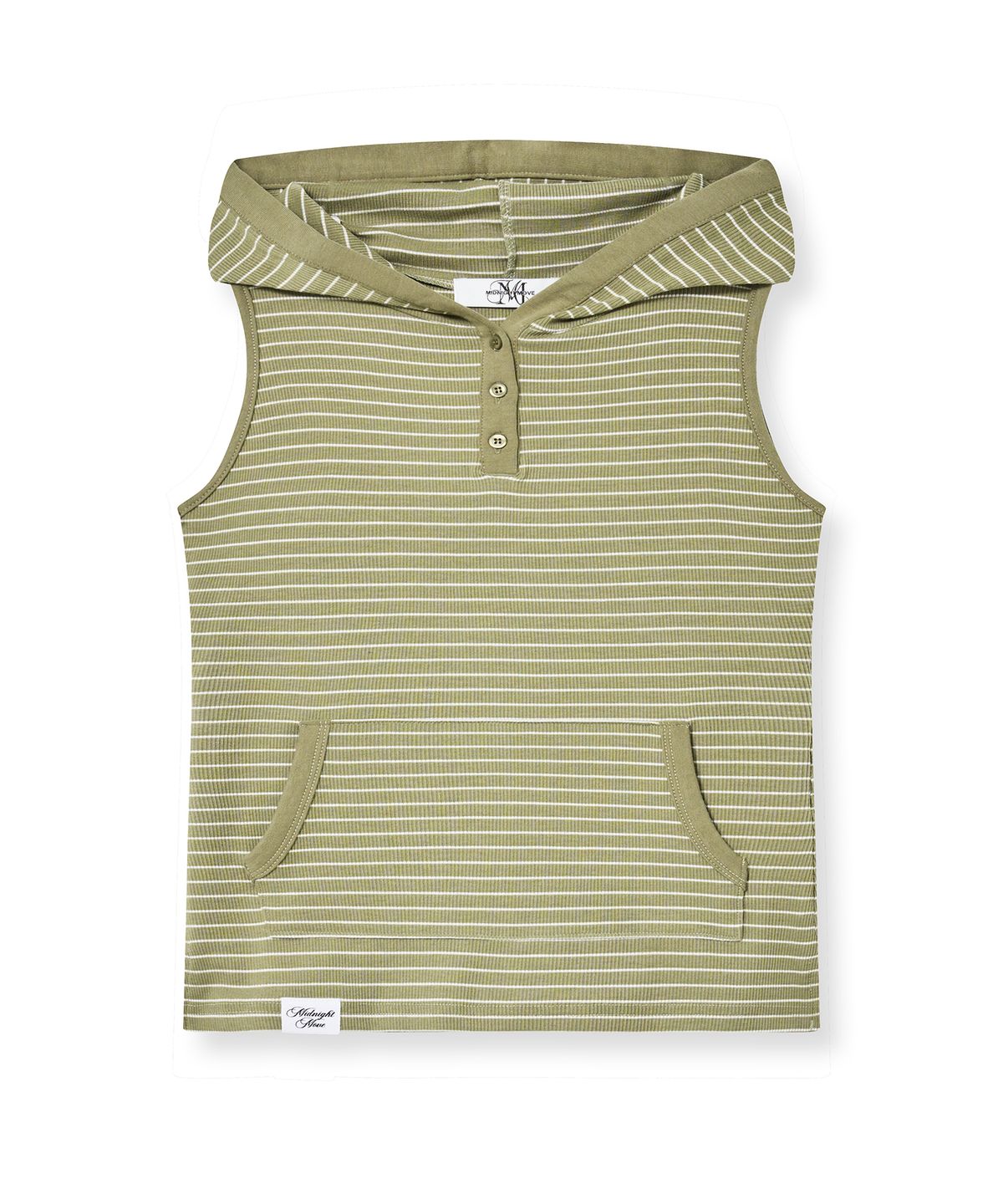 미드나잇 무브(MIDNIGHT MOVE) hd stripe top (khaki)