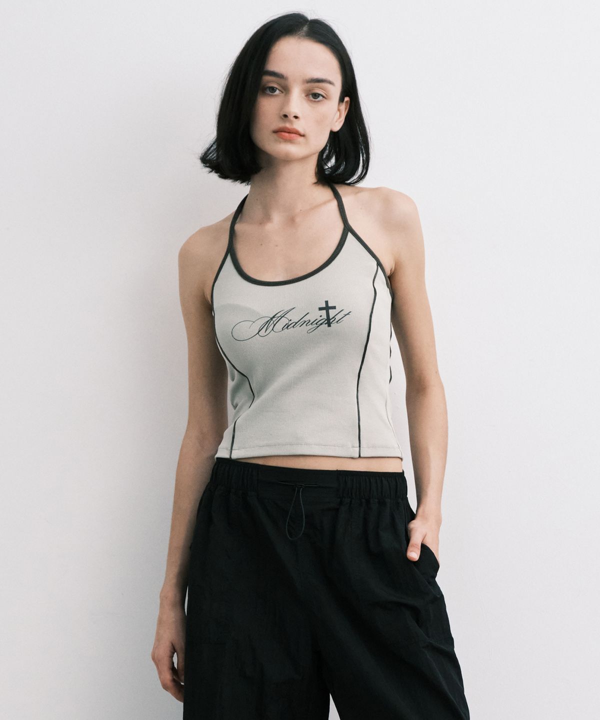 미드나잇 무브(MIDNIGHT MOVE) line top (khaki)