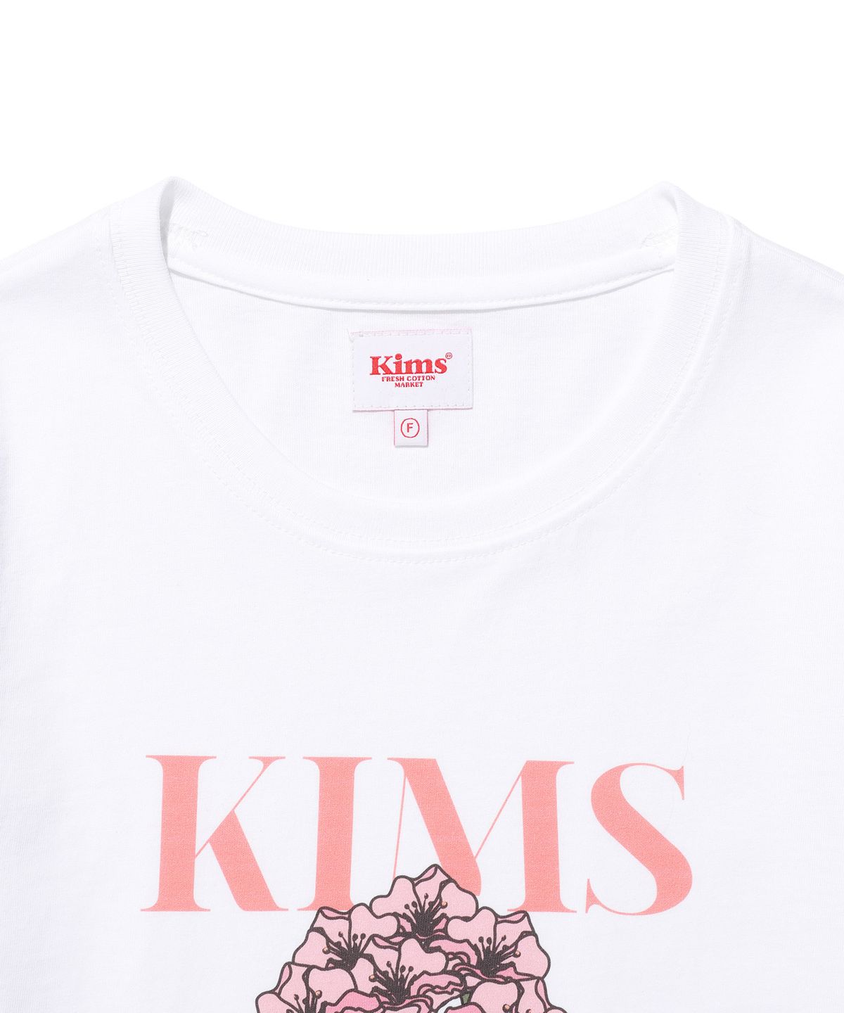 킴스 프레시 코튼 마켓(KIMS FRESH COTTON MARKET) Borus Flower Tee White
