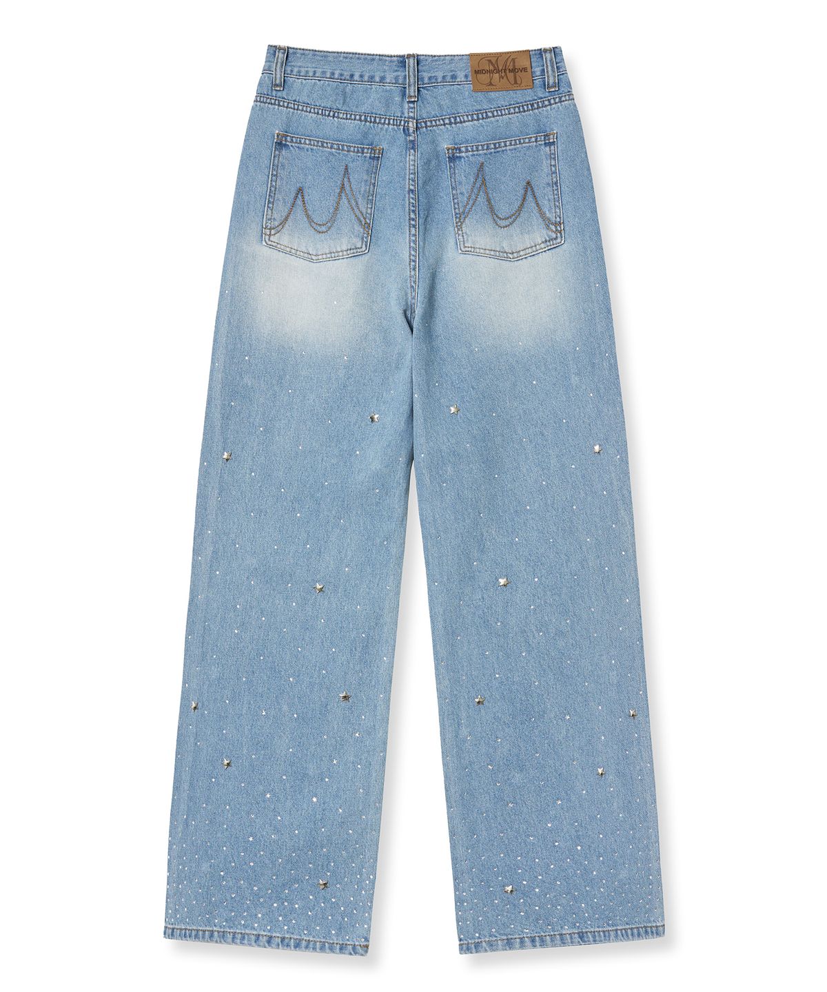 미드나잇 무브(MIDNIGHT MOVE) ss cubic pants (blue)