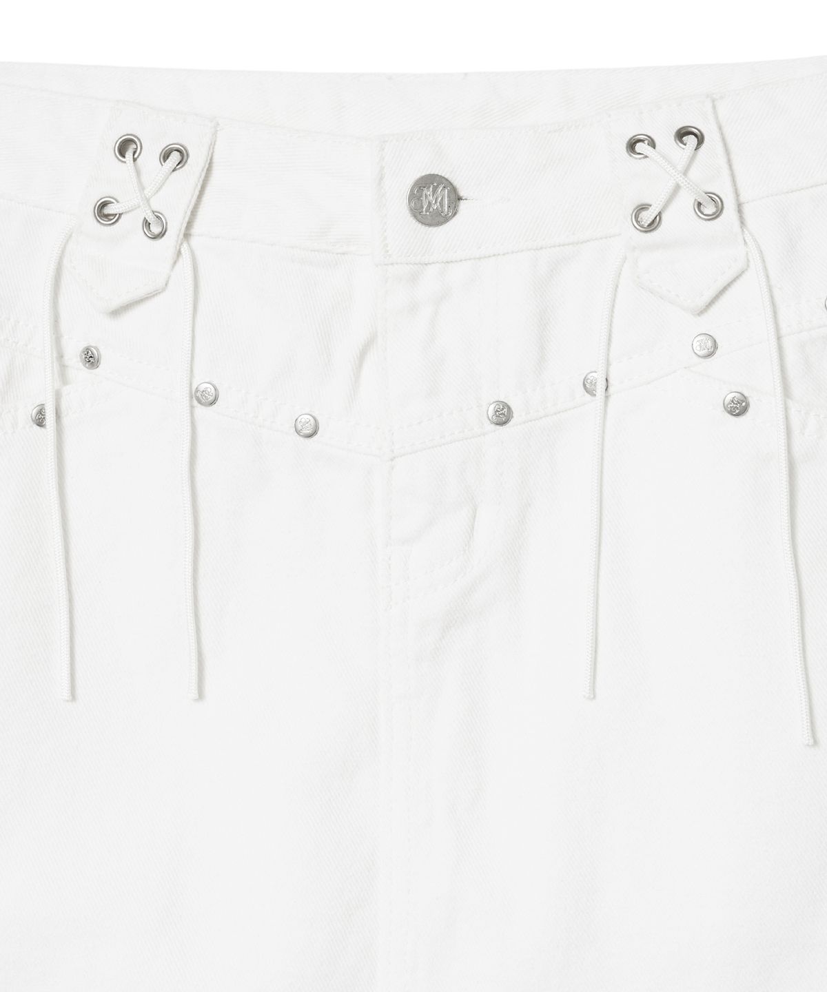 미드나잇 무브(MIDNIGHT MOVE) belt skirt (white)
