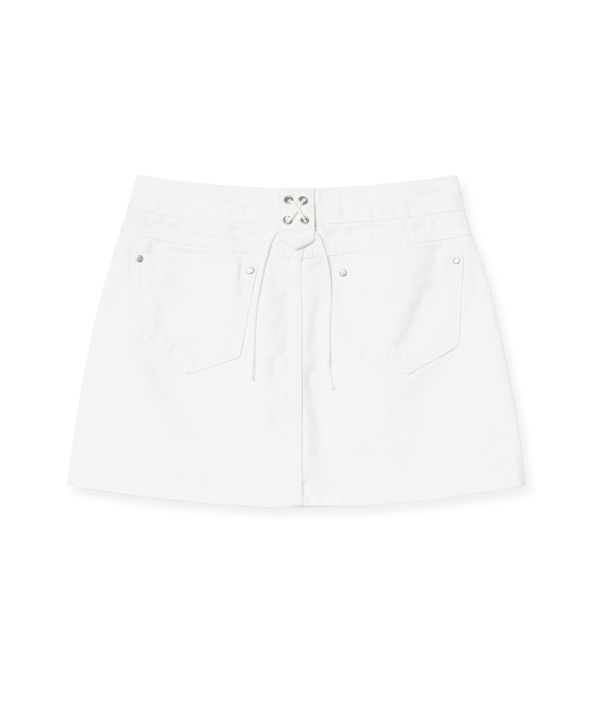 미드나잇 무브(MIDNIGHT MOVE) belt skirt (white)