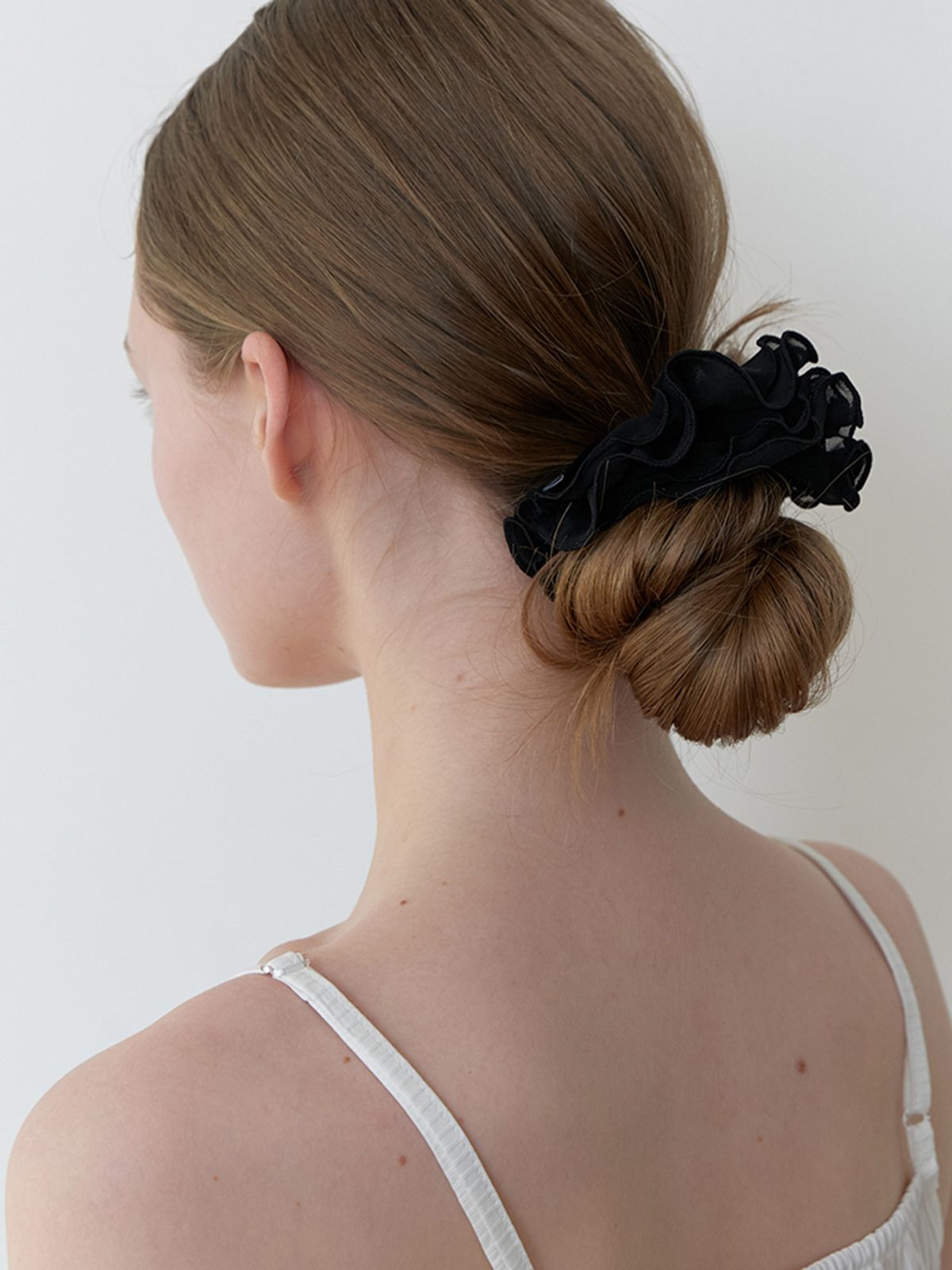 카인더베이비(KINDABABY) airy blooming scrunch - black