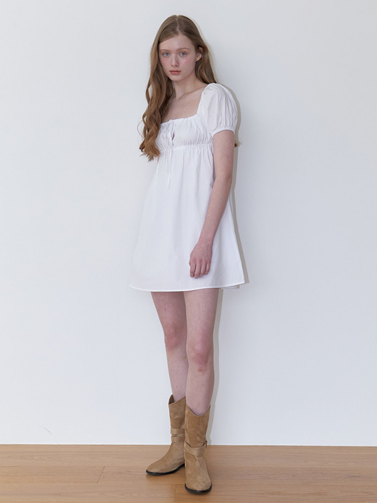 카인더베이비(KINDABABY) baby belle mini dress - white