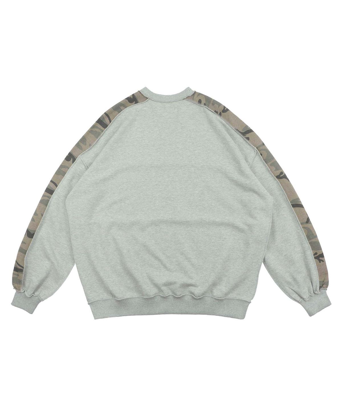 믹쓰제이(MIXXJ) CAMO  MIX CREWNECK (GRAY)