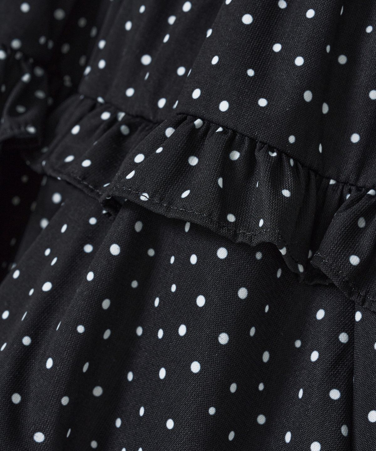 미드나잇 무브(MIDNIGHT MOVE) frill skirt (dot)