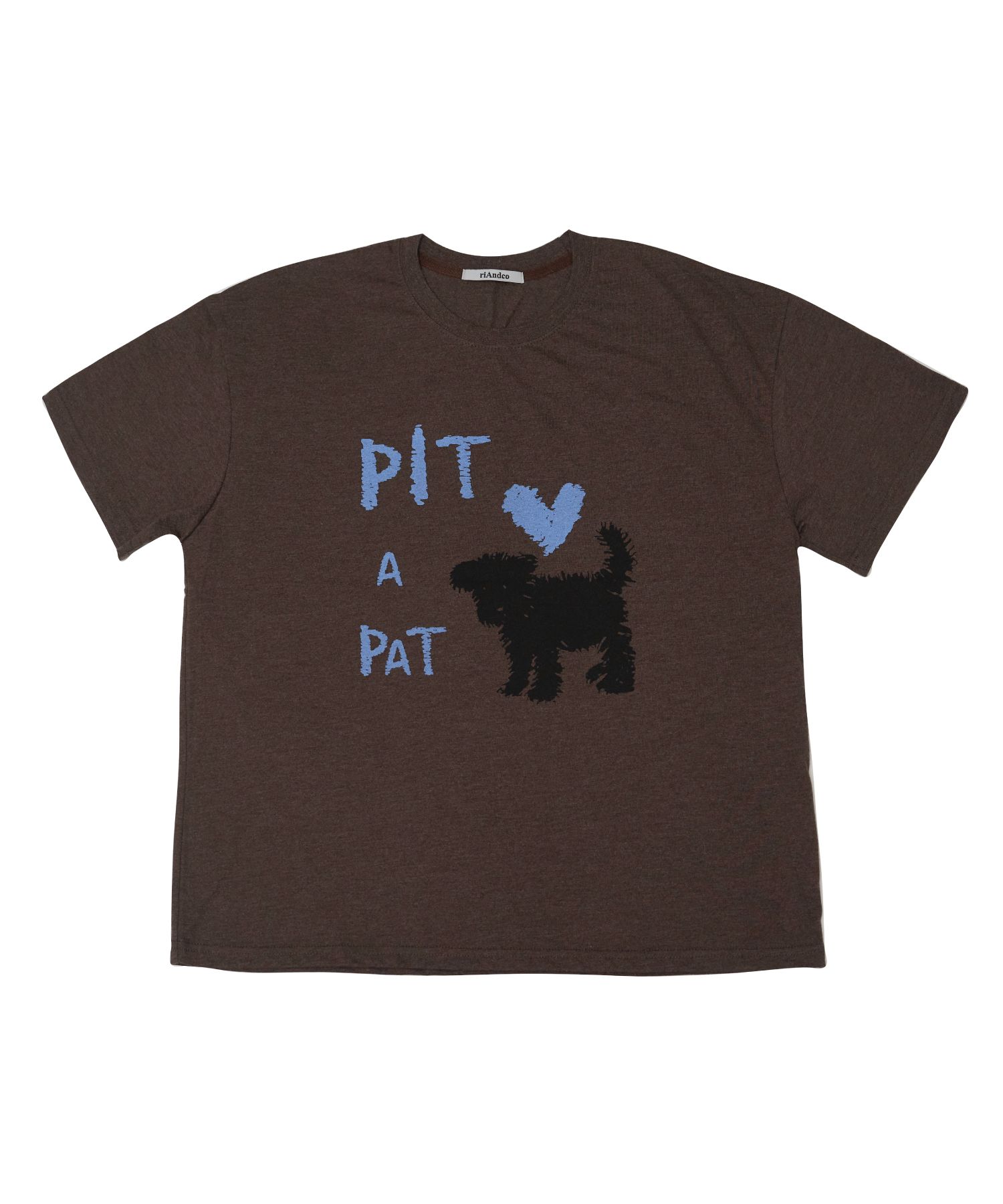 【riAndco】25SS★ PIT A PAT T-SHIRT Official Riandco Pit A Pat T-Shirt - Thefirsttees