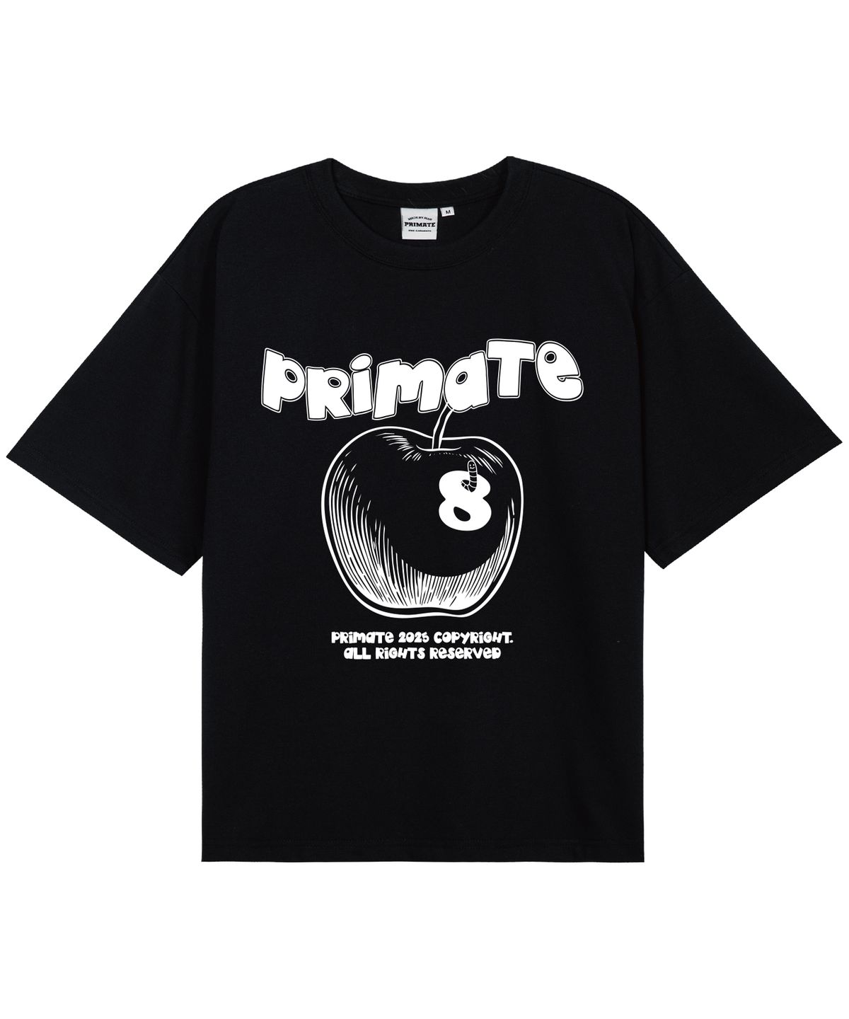 프라임에이트(PRIMATE) APPLE 오버핏 반팔티셔츠 12 COLORS