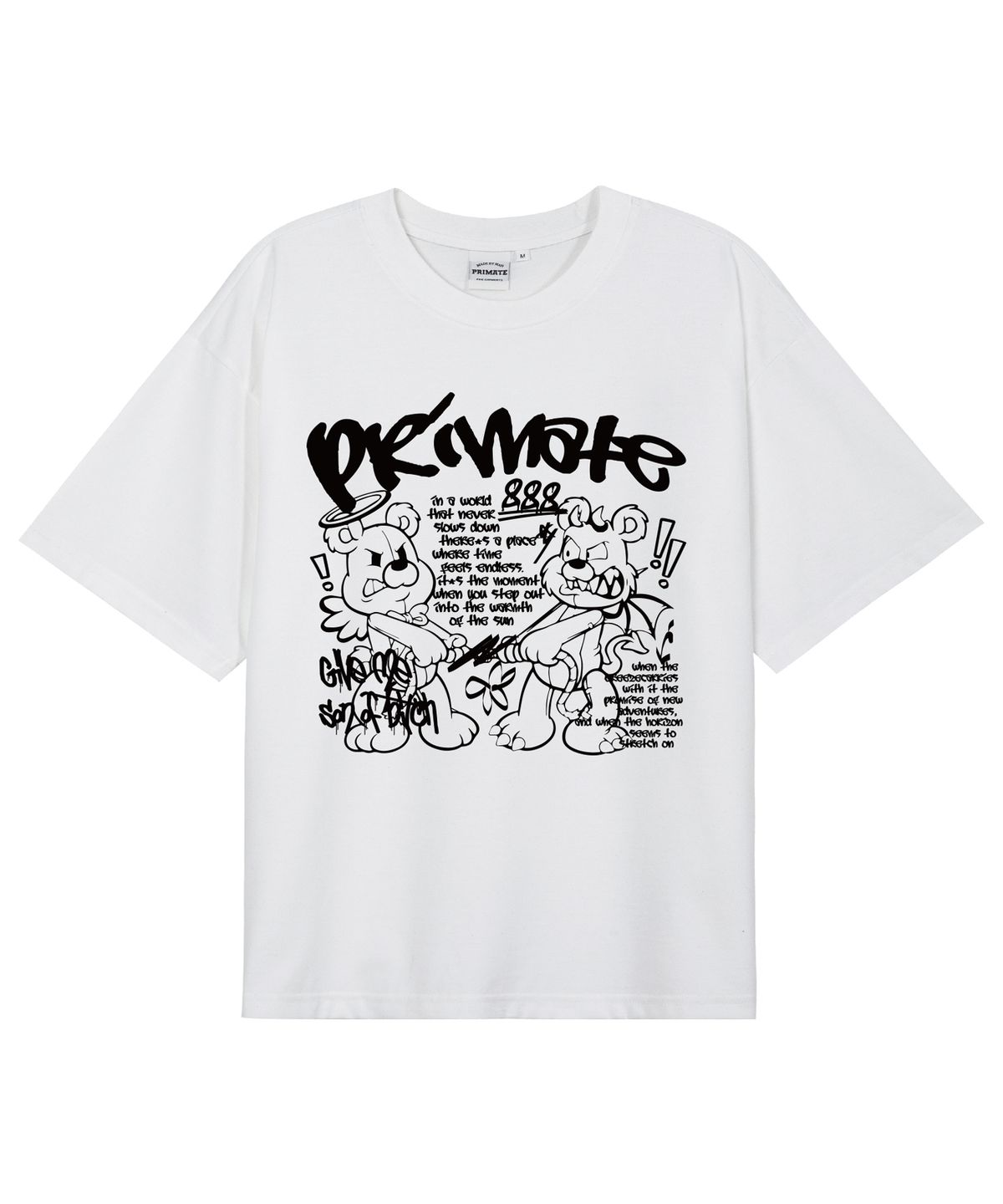 프라임에이트(PRIMATE) PUNKANGEL 오버핏 반팔티셔츠 13 COLORS