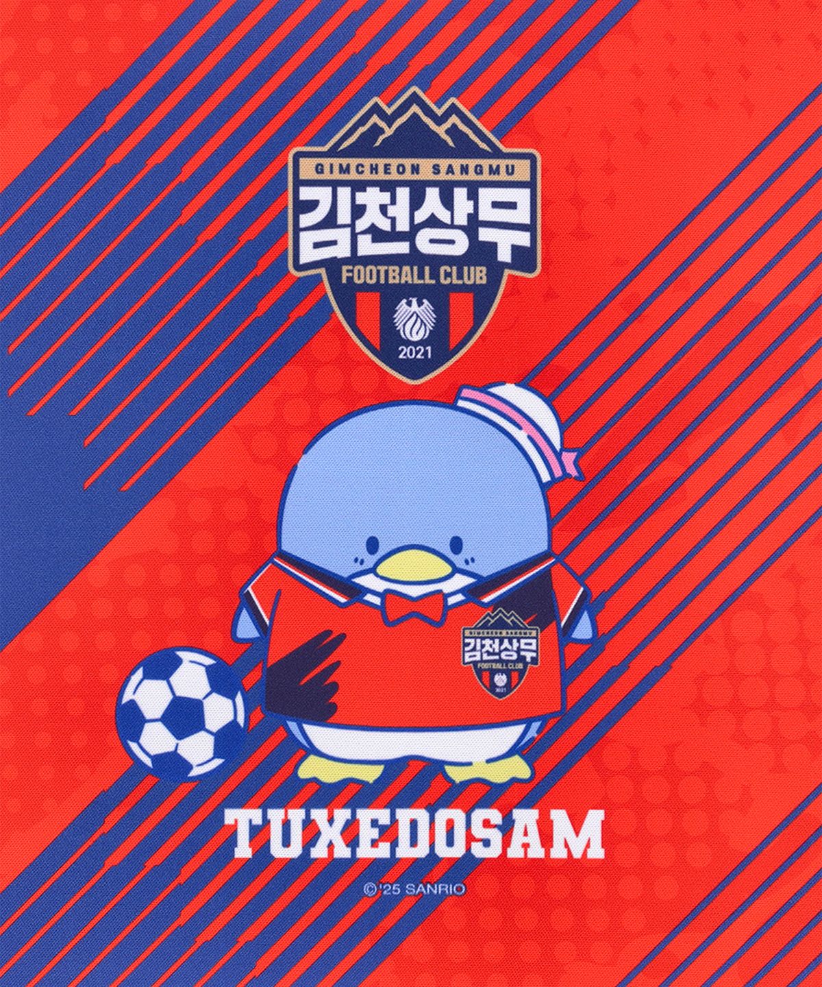 K리그 × 산리오캐릭터즈(K LEAGUE × SANRIO CHARACTERS) 25년도_K리그_마우스패드_턱시도샘_김천 상무 FC