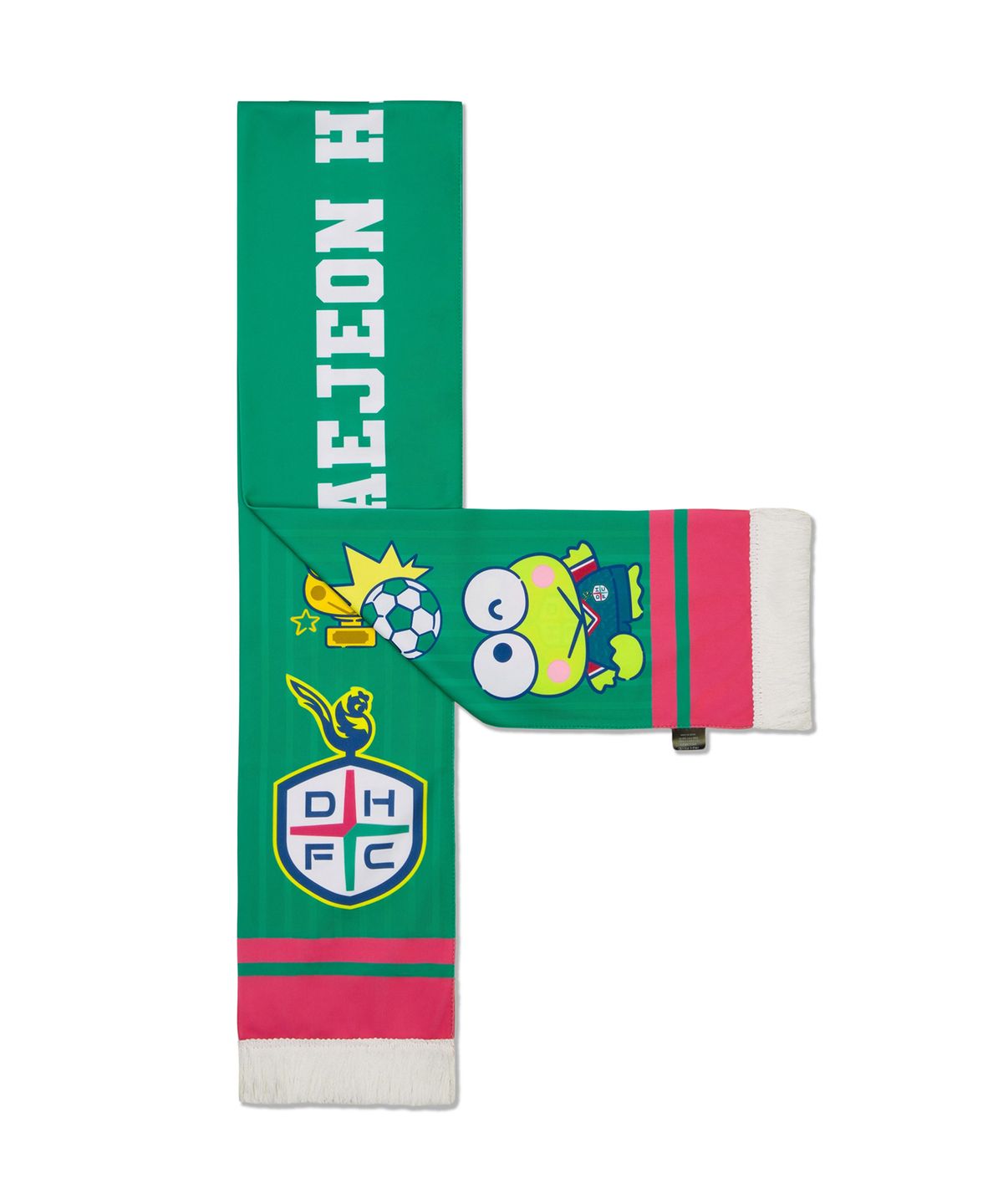 K리그 × 산리오캐릭터즈(K LEAGUE × SANRIO CHARACTERS) 25년도K리그_머플러_케로케로케로피_대전 하나 시티즌