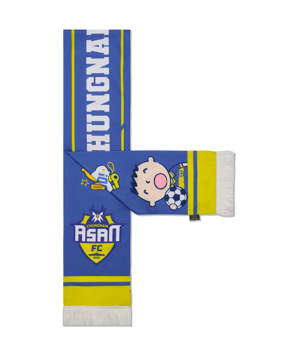 K리그 × 산리오캐릭터즈(K LEAGUE × SANRIO CHARACTERS) 25년도K리그_머플러_민나노타보_충남아산FC
