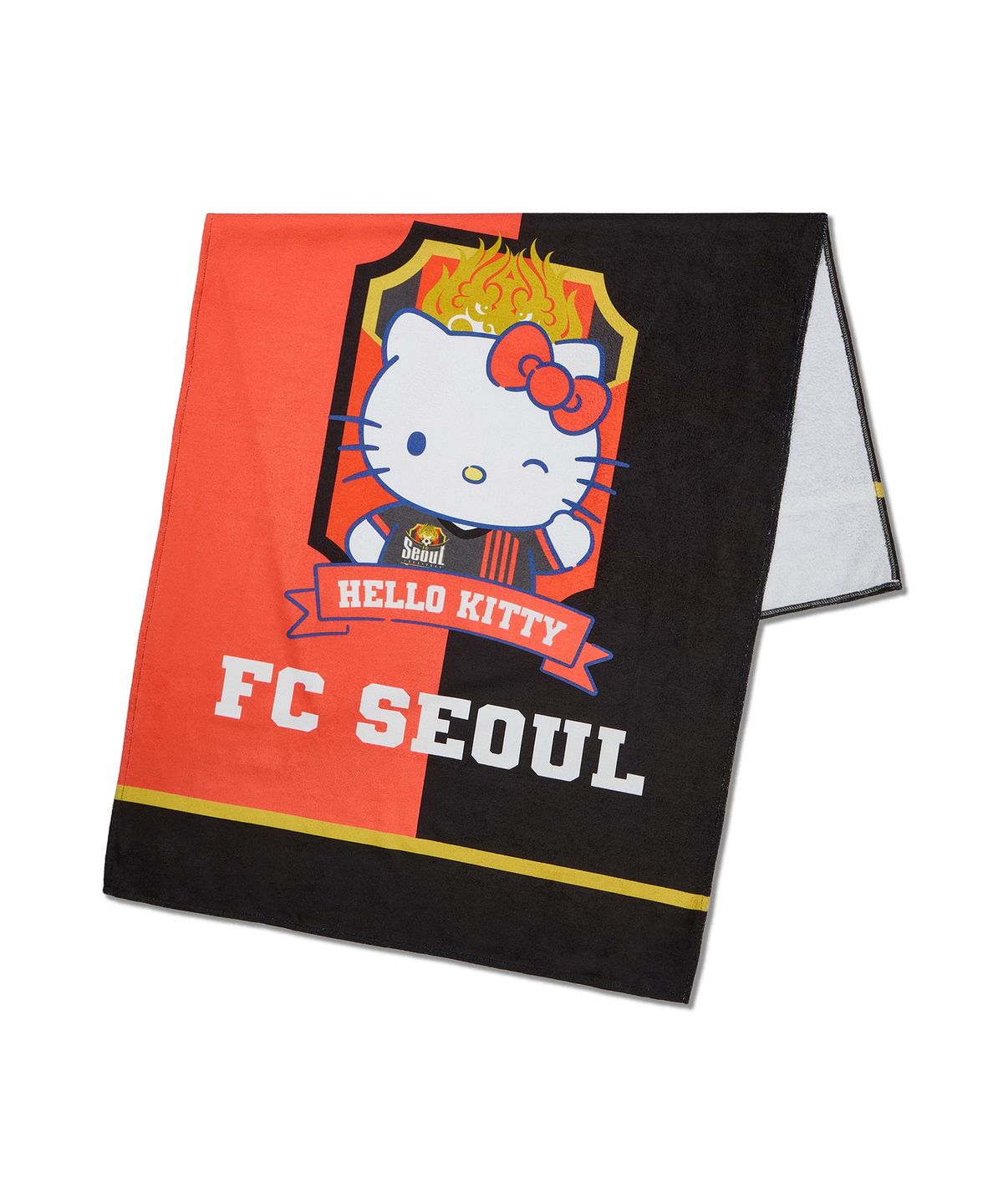 K리그 × 산리오캐릭터즈(K LEAGUE × SANRIO CHARACTERS) 25년도K리그_비치타올_헬로키티_FC 서울