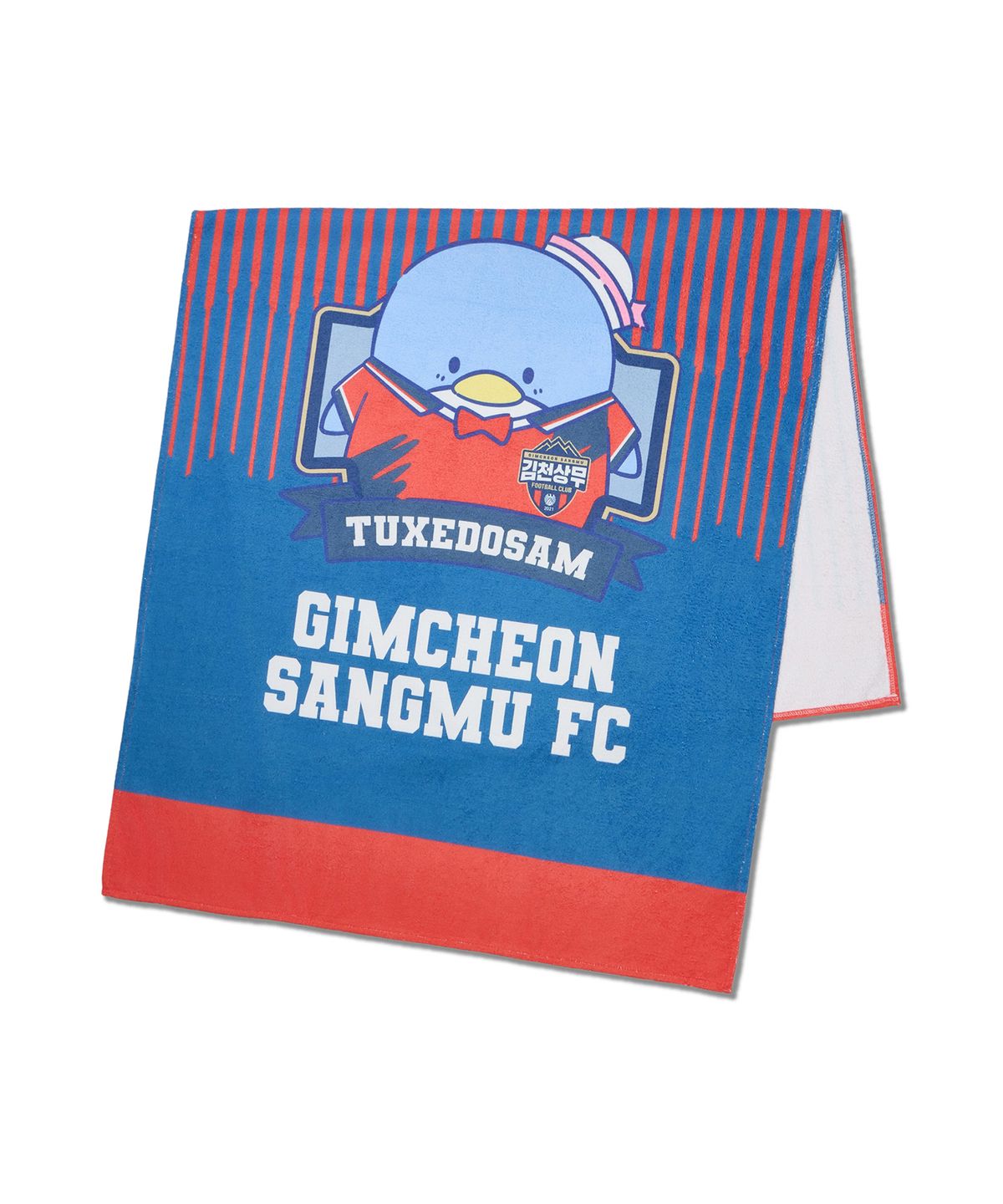 K리그 × 산리오캐릭터즈(K LEAGUE × SANRIO CHARACTERS) 25년도K리그_비치타올_턱시도샘_김천 상무 FC