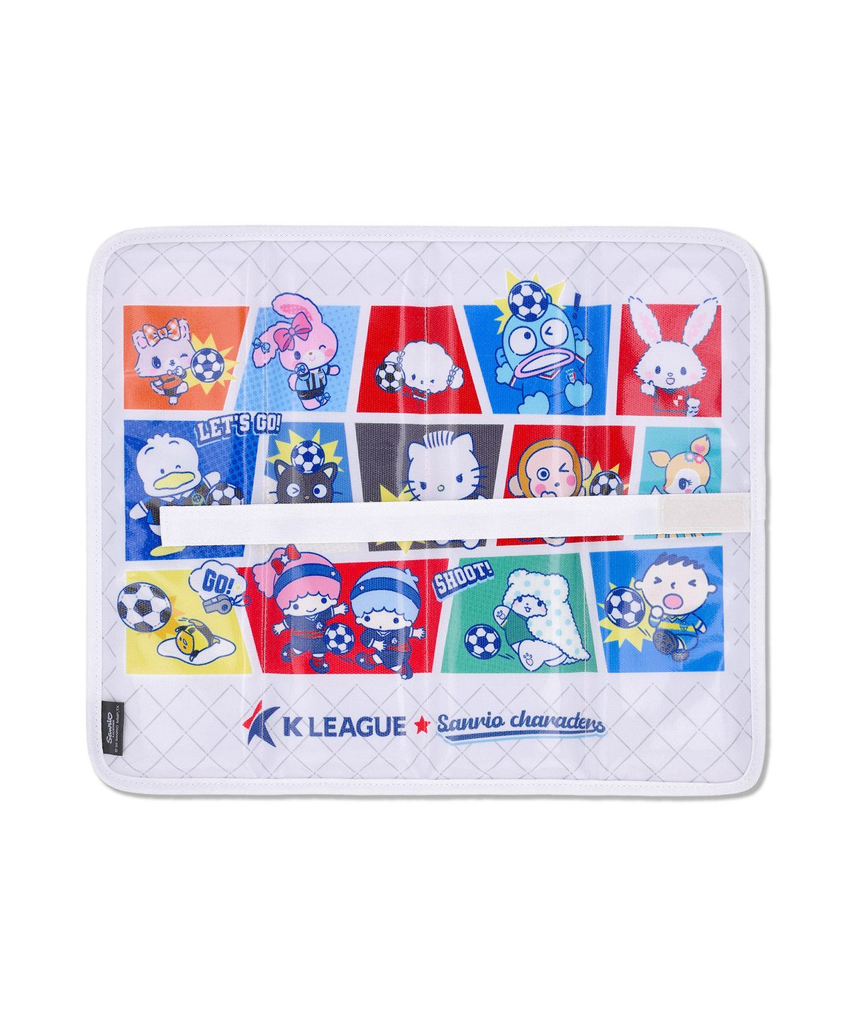 K리그 × 산리오캐릭터즈(K LEAGUE × SANRIO CHARACTERS) 25년도K리그_4단접이식방석_단체컷