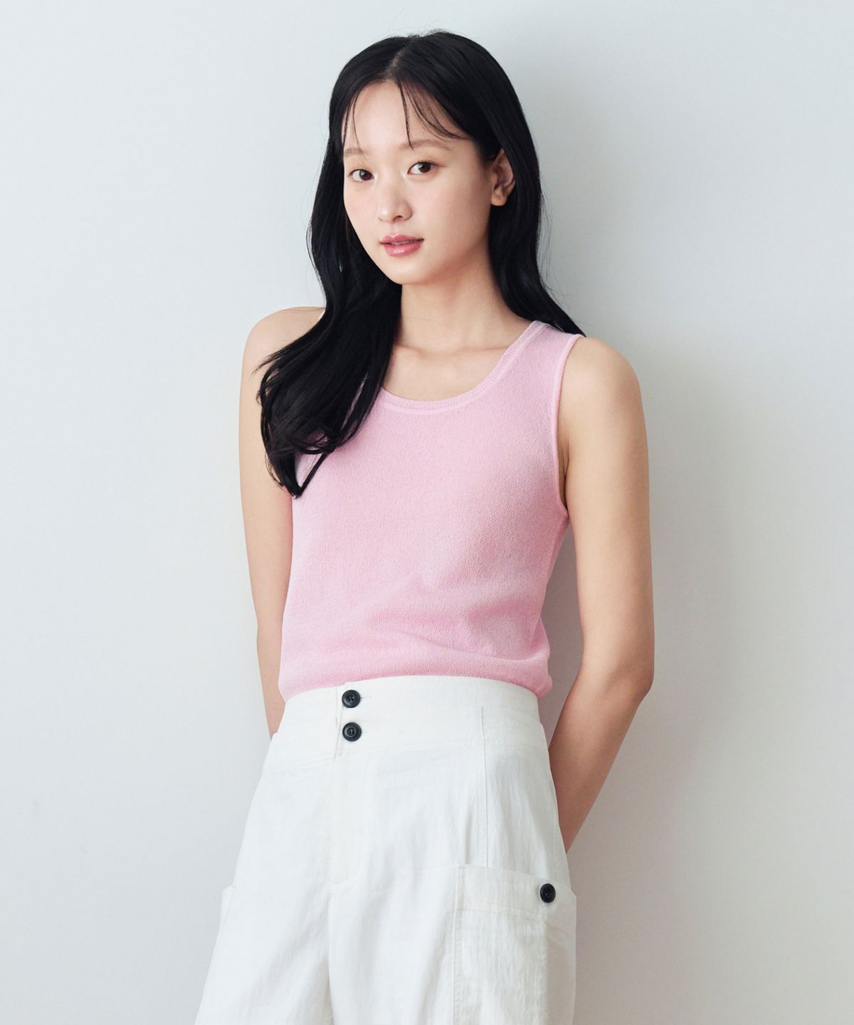 니주르(KNIZURE) 데일리 앙상블 라운드 슬리브리스_3COLOR