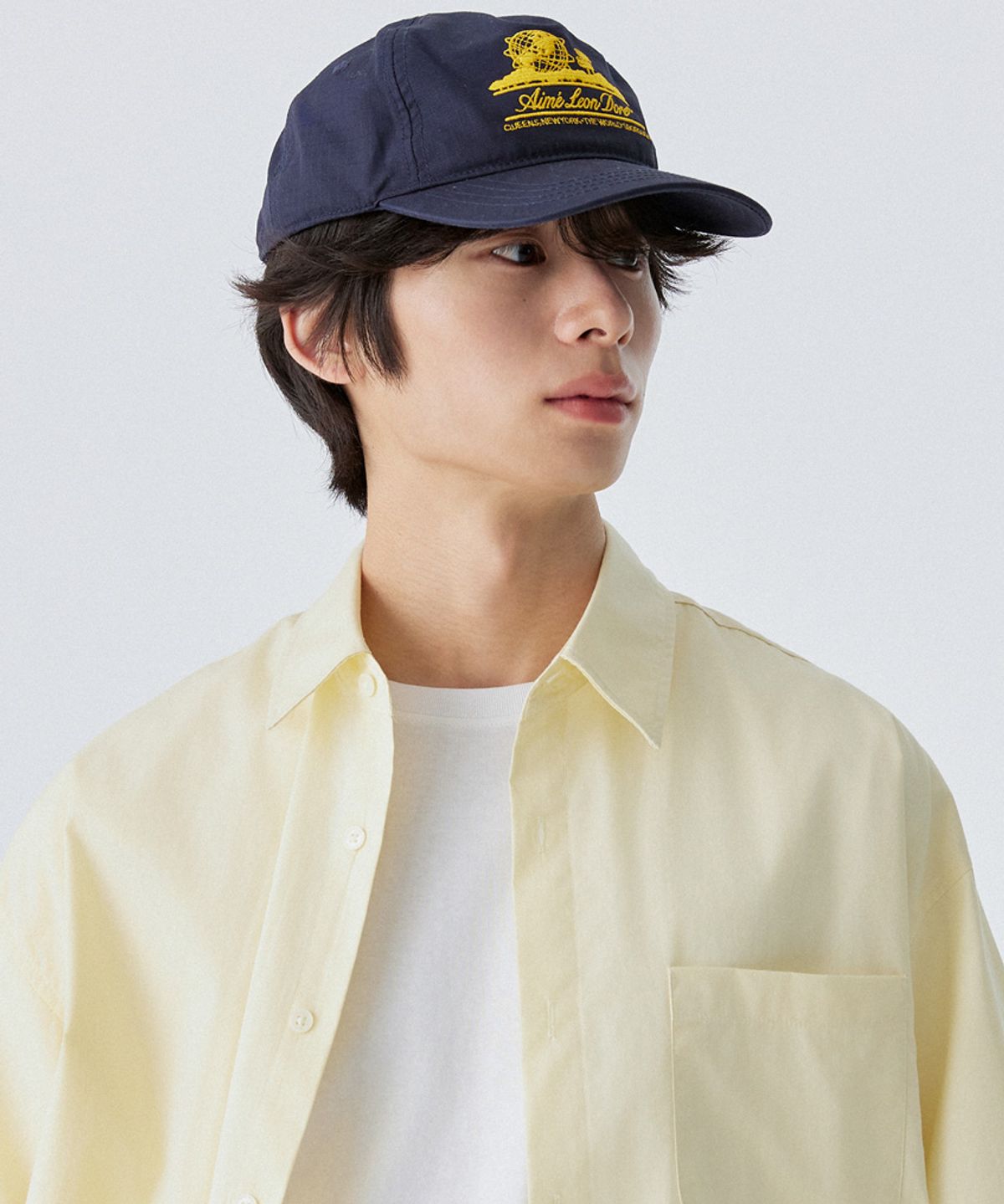 스탠즈(STENDS) [M~4XL] 플로우 코튼 반팔 셔츠_버터