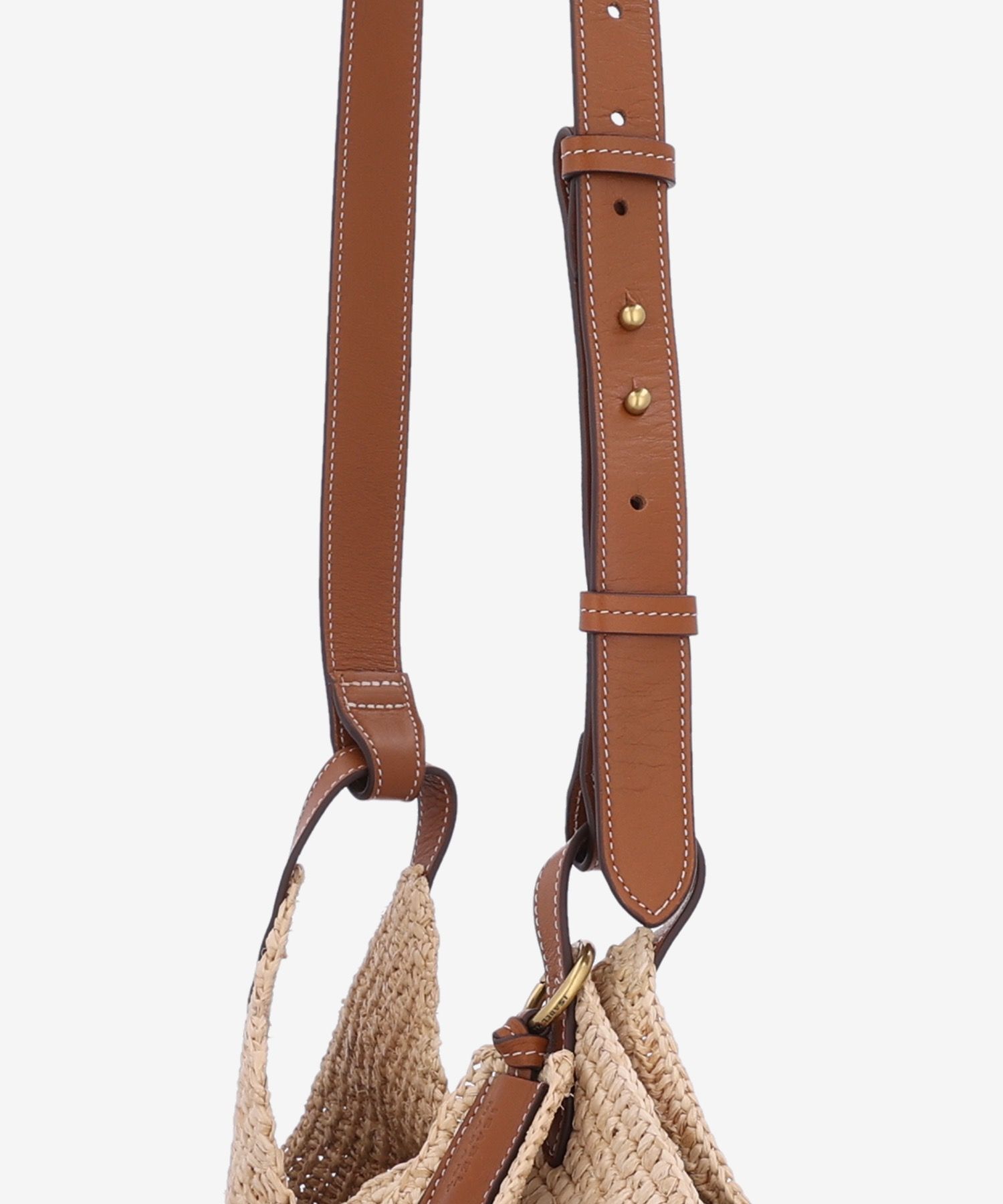 【送料関税込み】Isabel Marant ミニ タンパラフィア バッグ TAMPA MINI BAG Woman natural and cognac | ISABEL MARANT